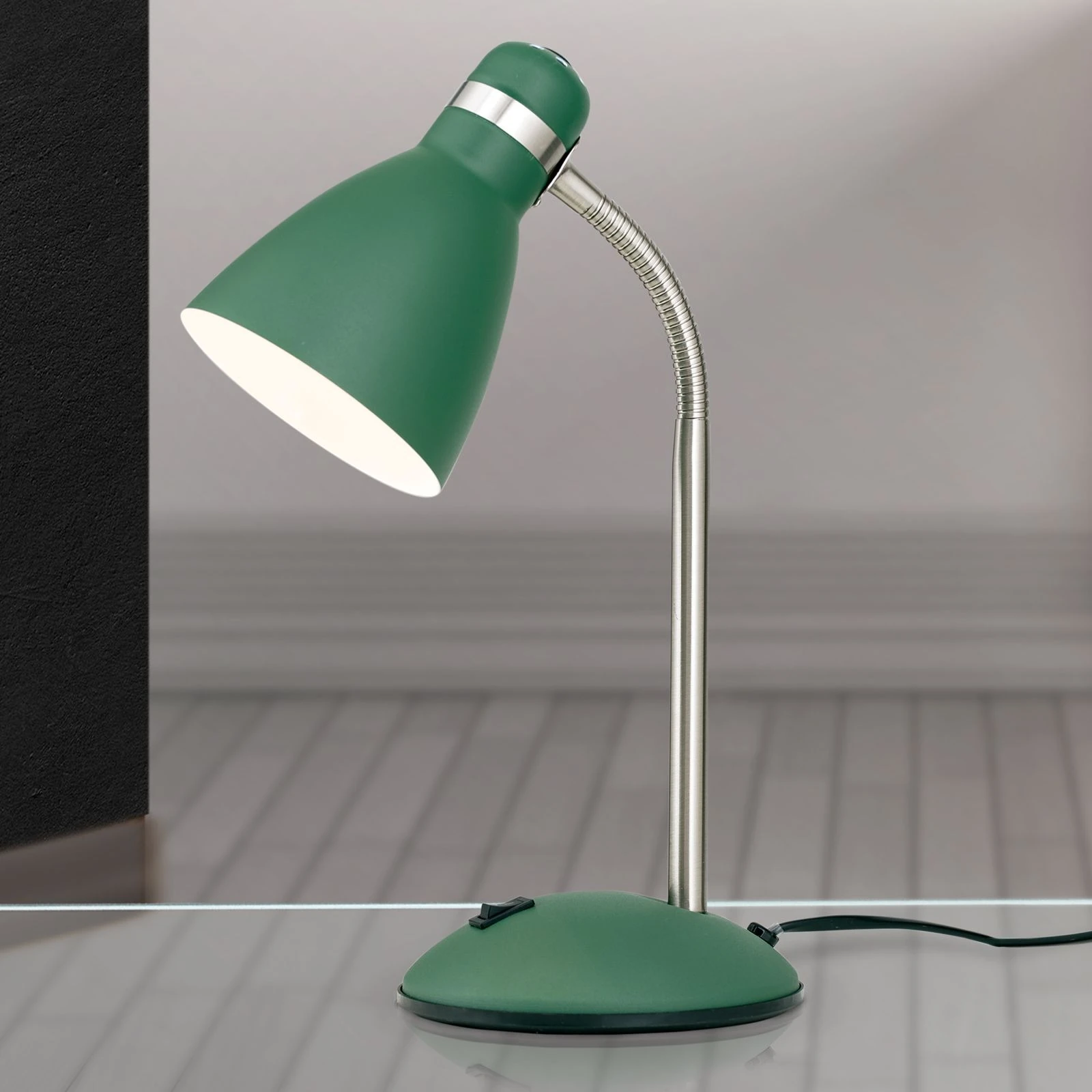 Stona lampa SCHOOL, zelena - 2