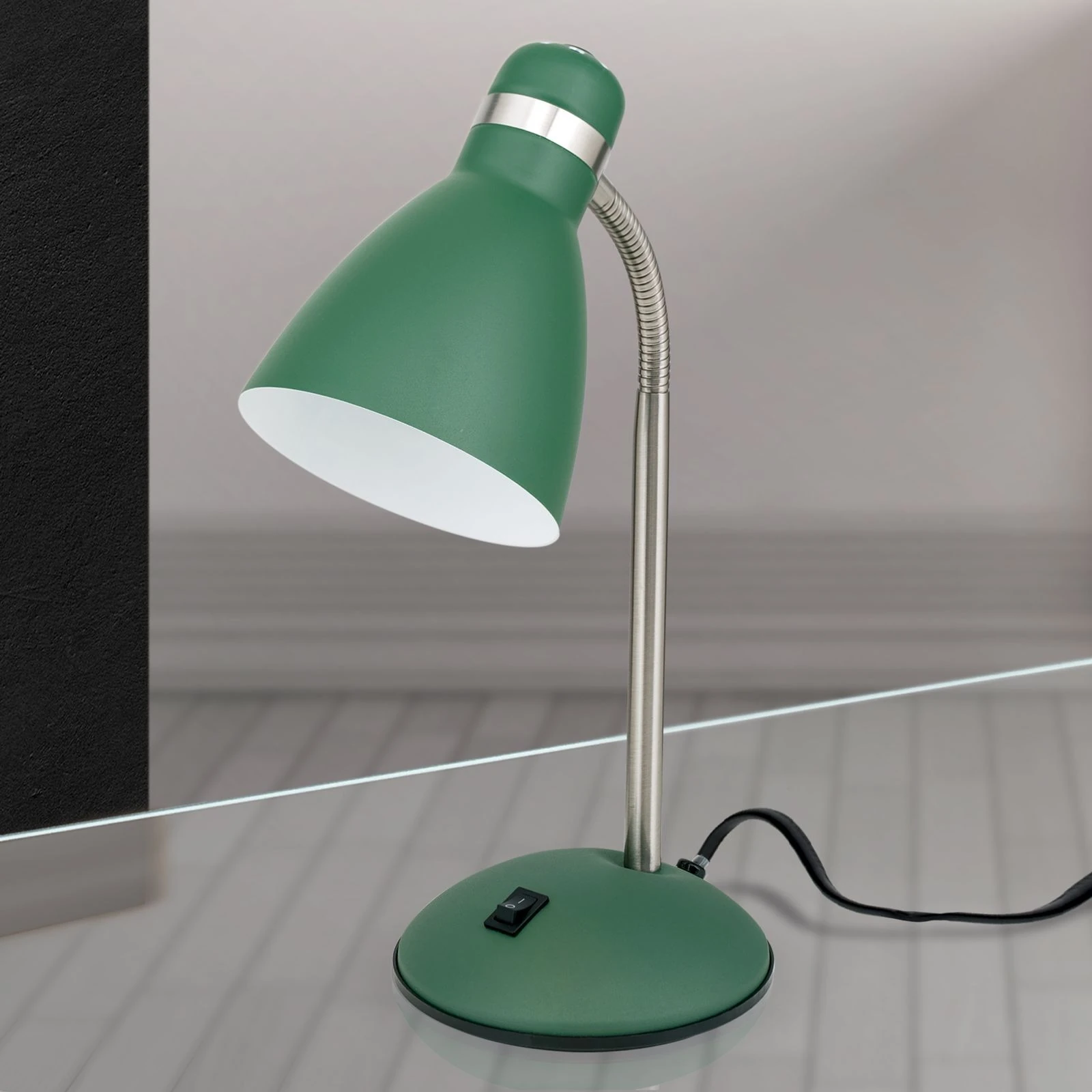 Stona lampa SCHOOL, zelena - 3