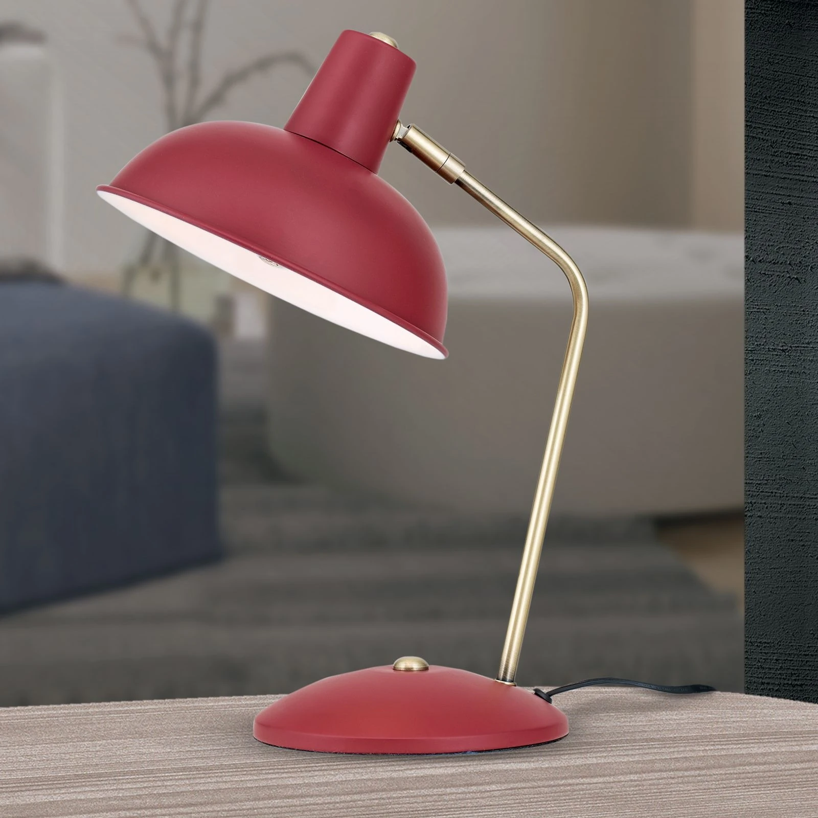 Stona lampa FEDRA, crvena - 2