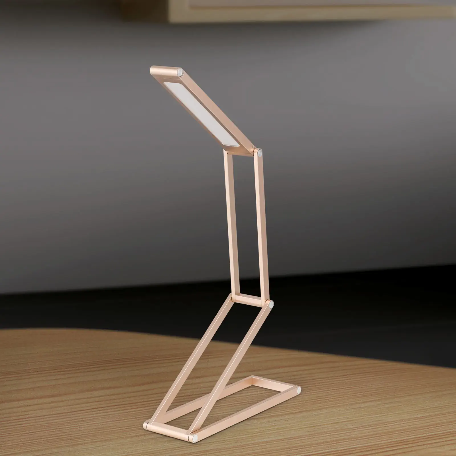 Baterijska stona lampa FALTO, zlatna završna obrada - 3