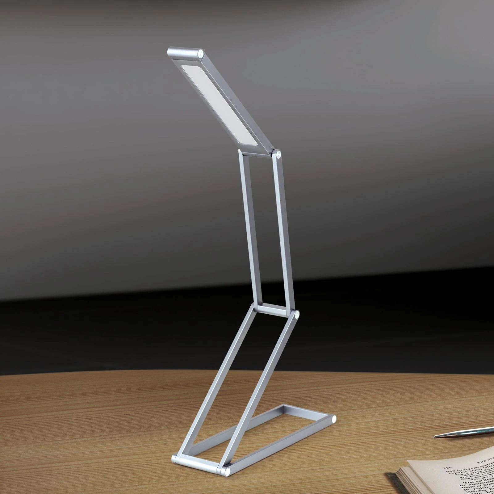 Stona lampa na baterije FALTO, antracit - 3