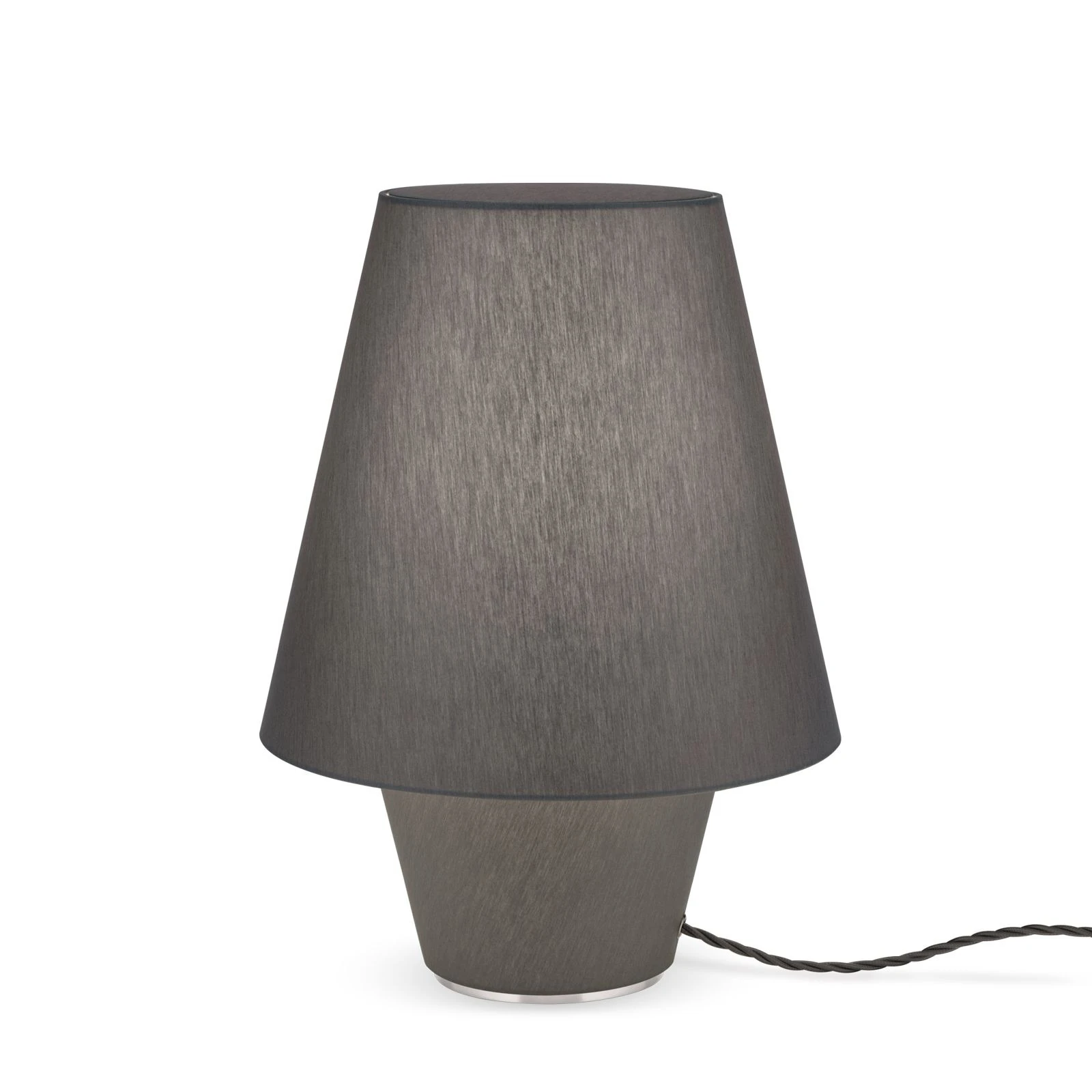 Stona lampa TWINS, mala, siva - 4