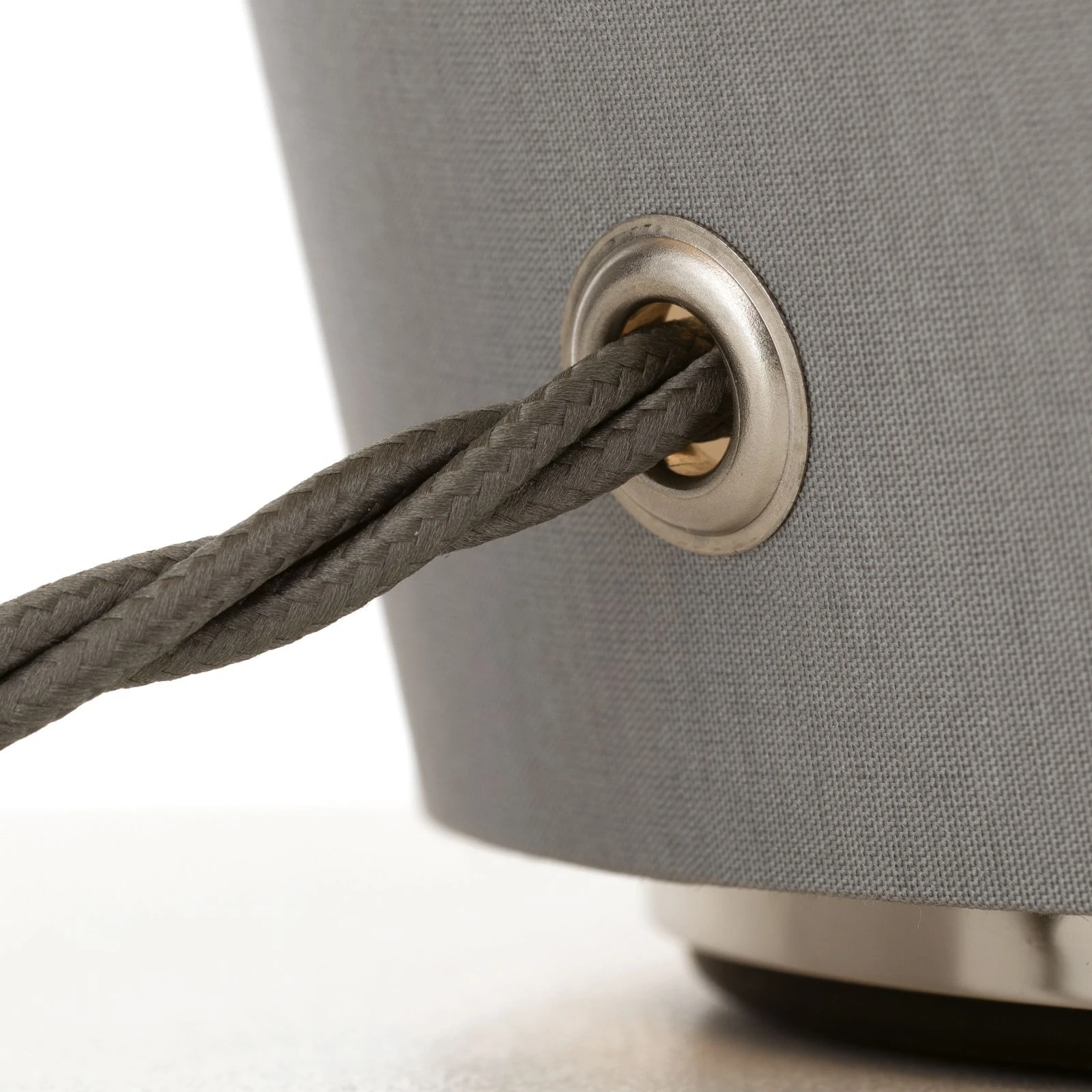 Stona lampa TWINS, srednja, siva - 2