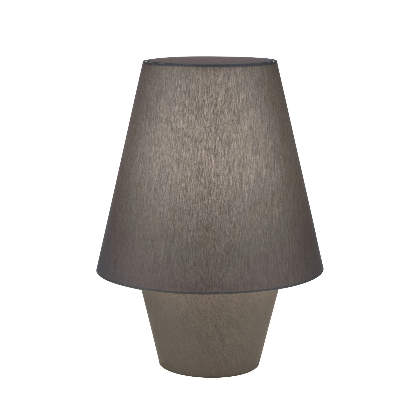 Stona lampa TWINS, srednja, siva - 4