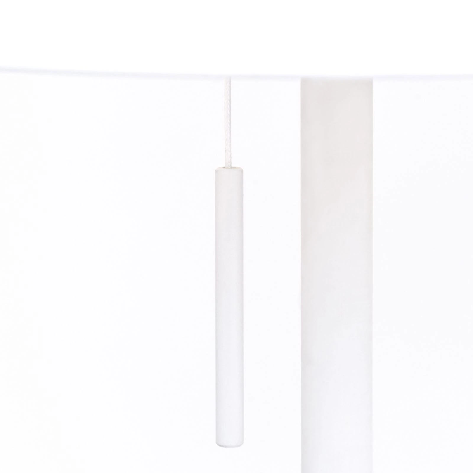 Stona lampa SHADE, velika, bela, konusni beli abažur - 2