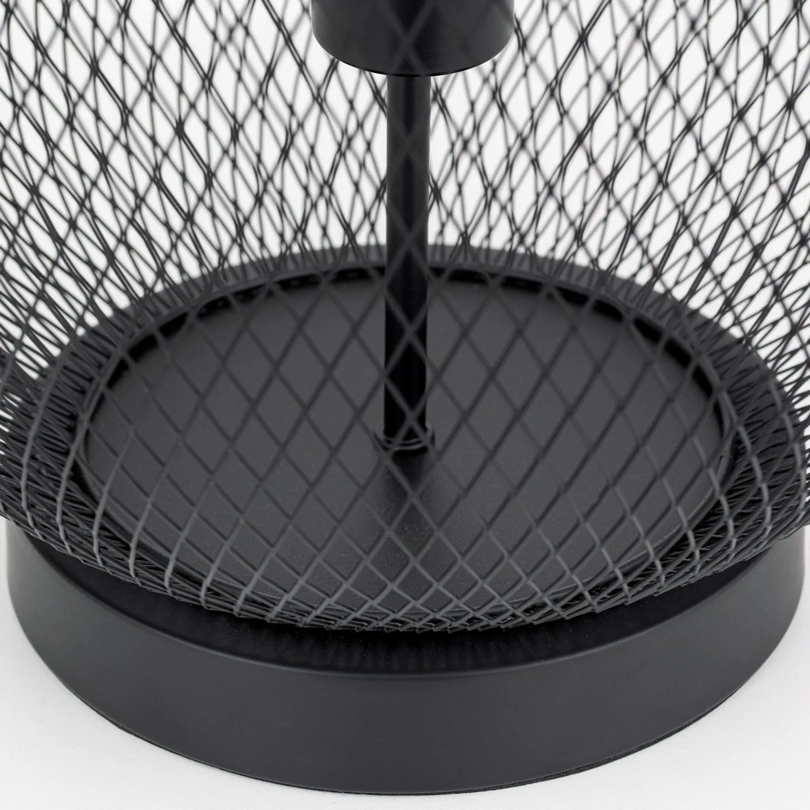 Stona lampa GEORGINA sa kavez-abažurom, crna - 5