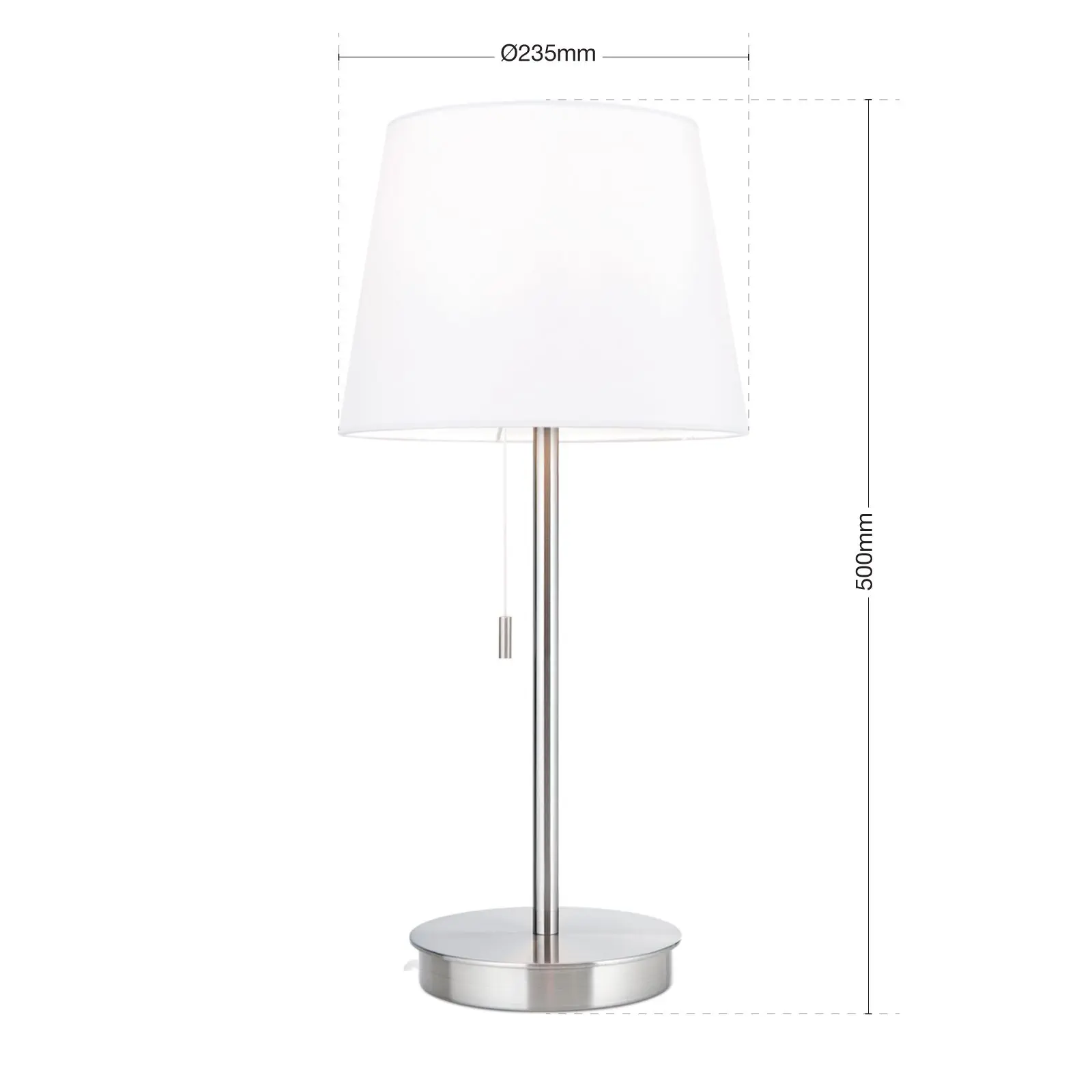 Stona lampa LUDWIG, satinisana - 7