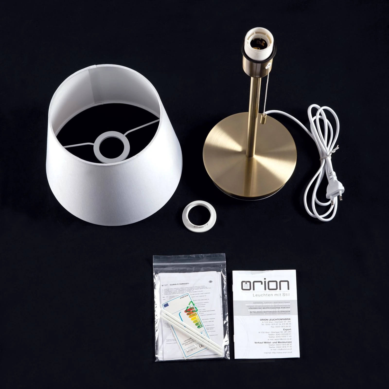 Stona lampa LUDWIG, patina - 8