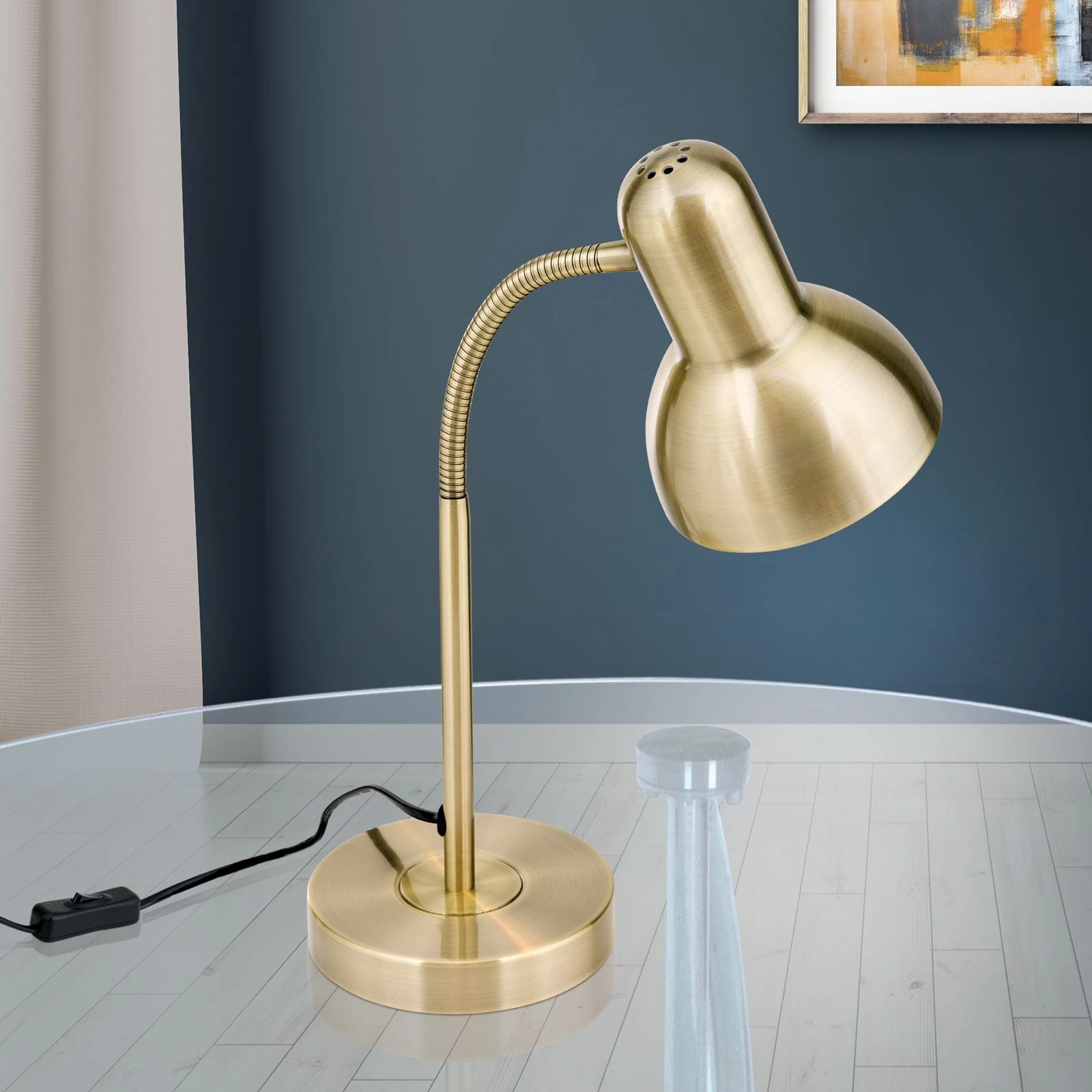 Stona lampa NEMO, patina - 2