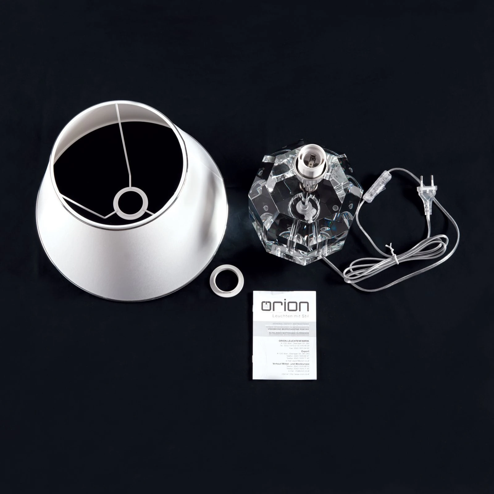 Stona lampa ALEXIS, Hrom - 8