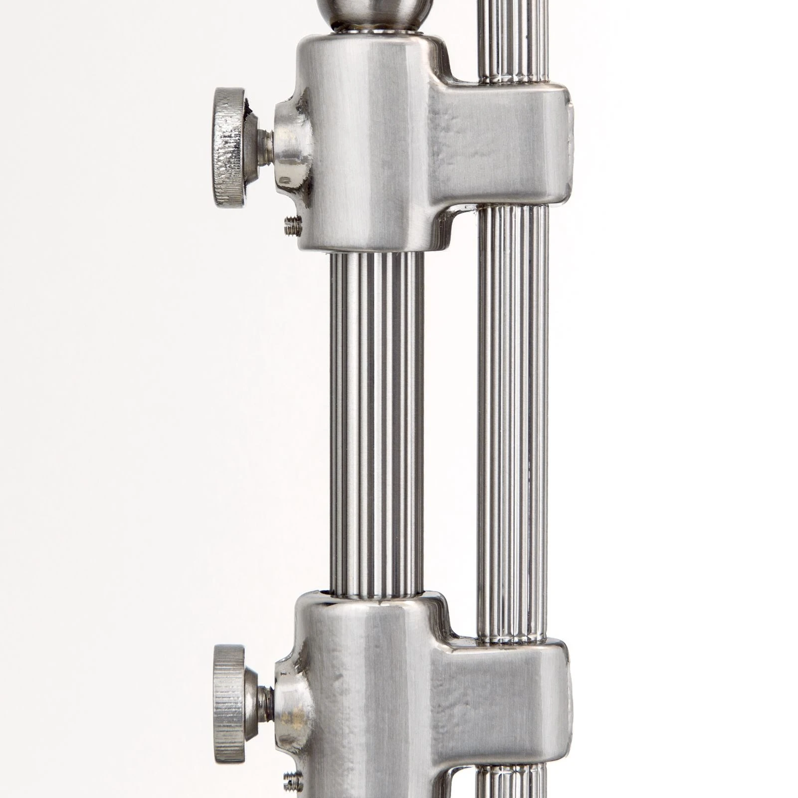 Bankarska lampa HARVARD, satin hrom, opalno belo staklo, visina 53 cm - 6