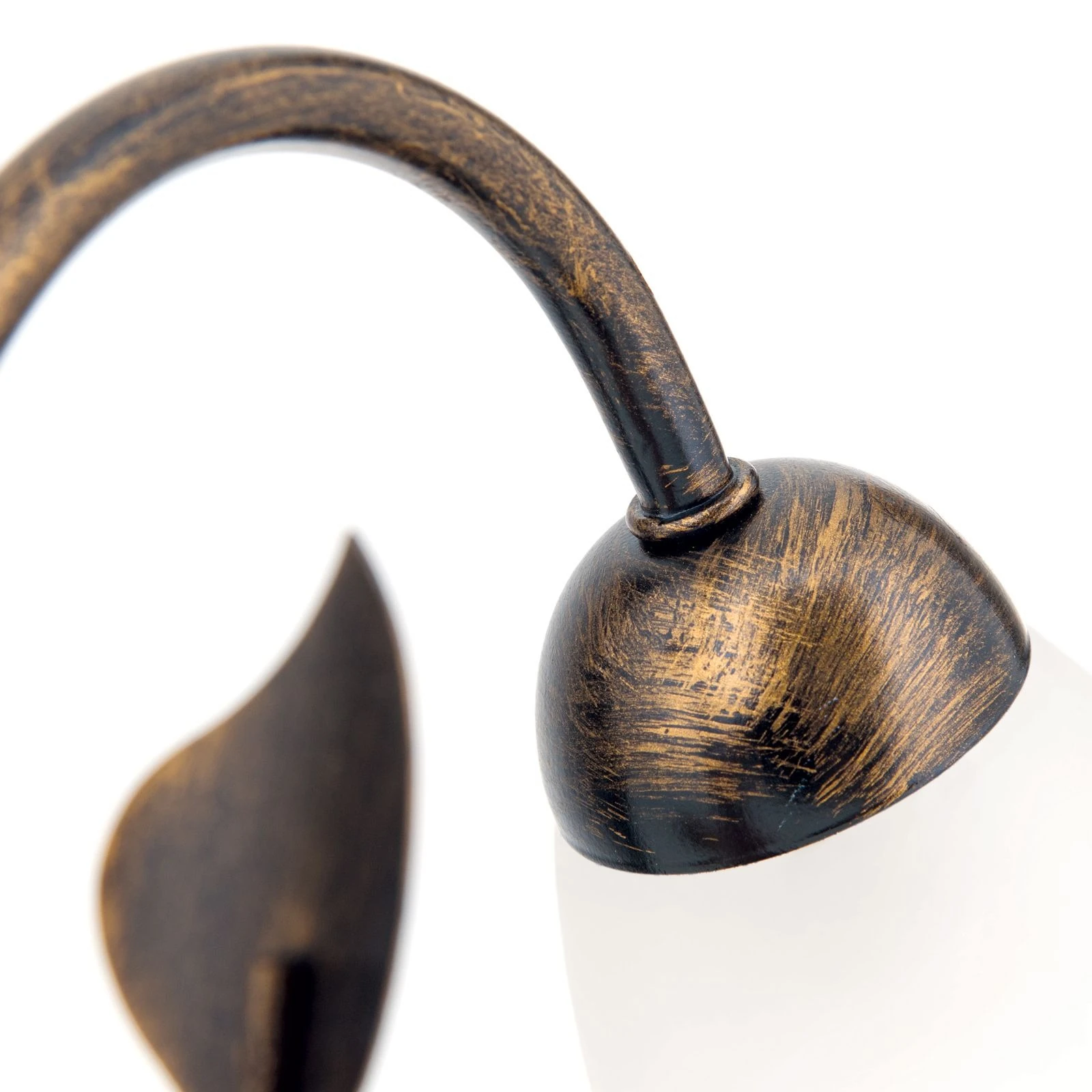 Stona lampa SISI, antik, opalno mat stakleni abažur - 6