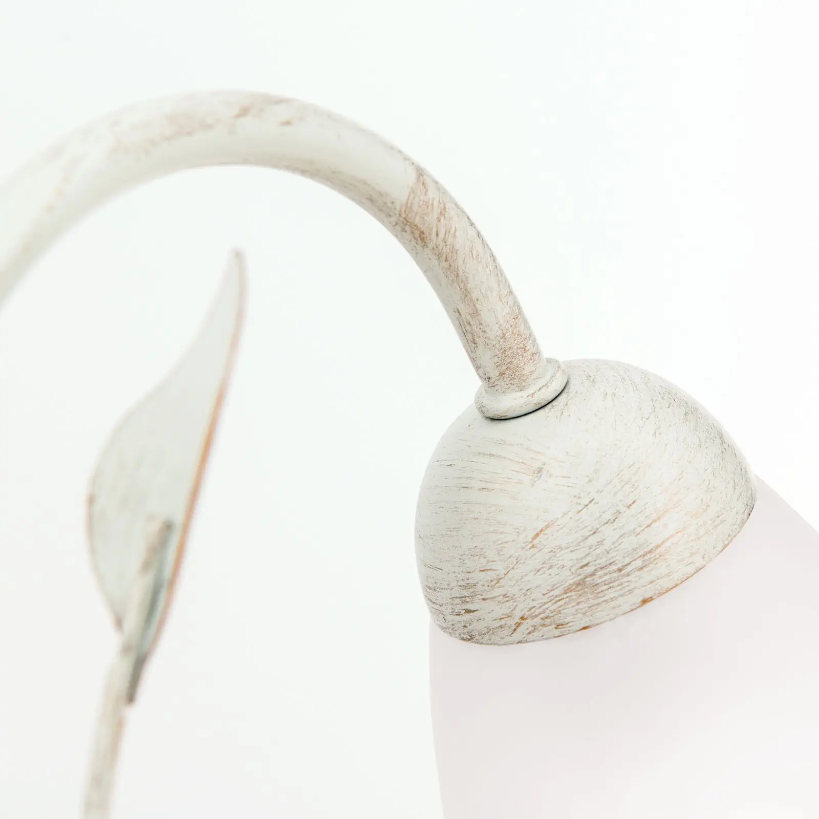 Stona lampa SISI, slonovača sa opalnim mat staklom - 5