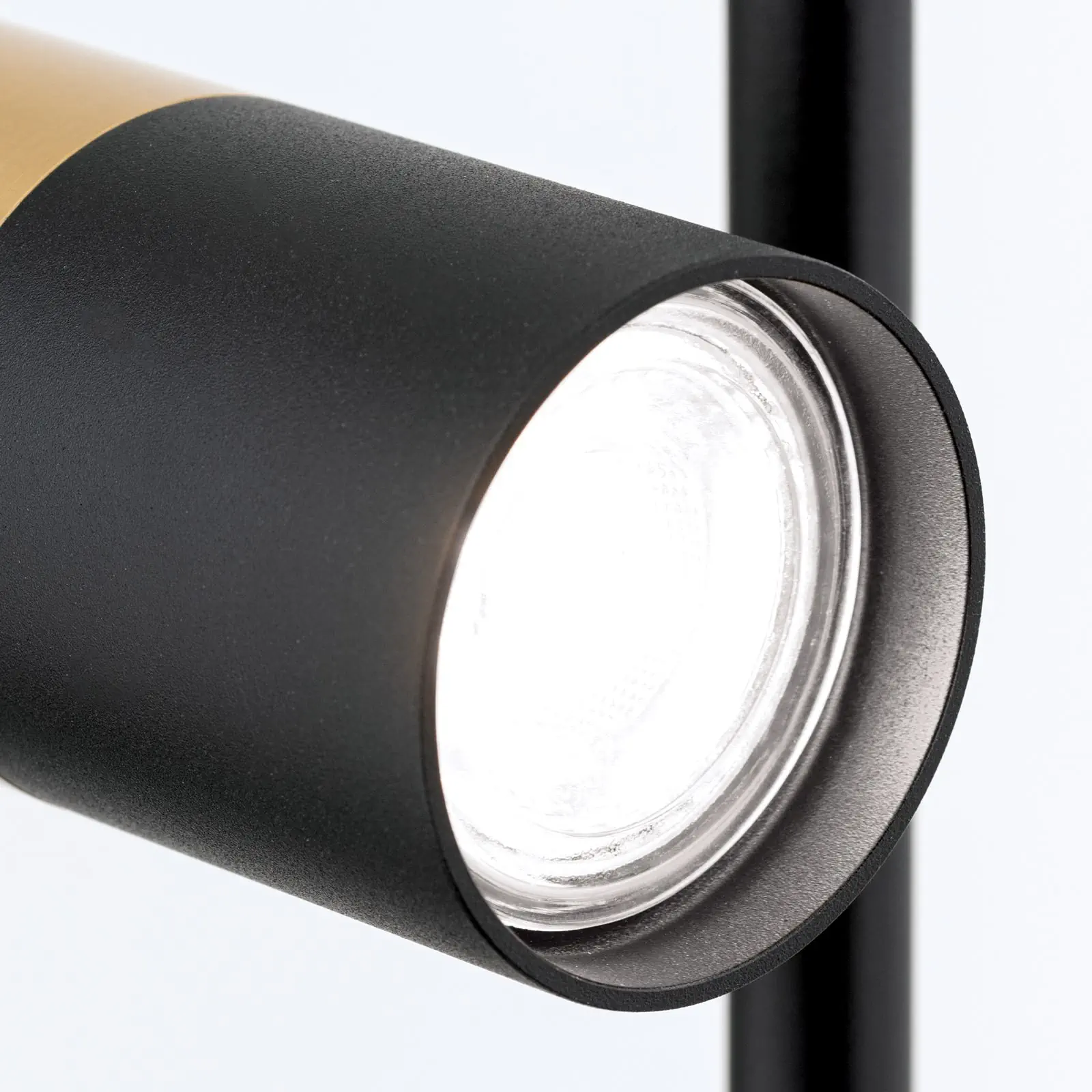 Stona lampa KEVIN, crno-zlatna, rotirajuća glava lampe - 6