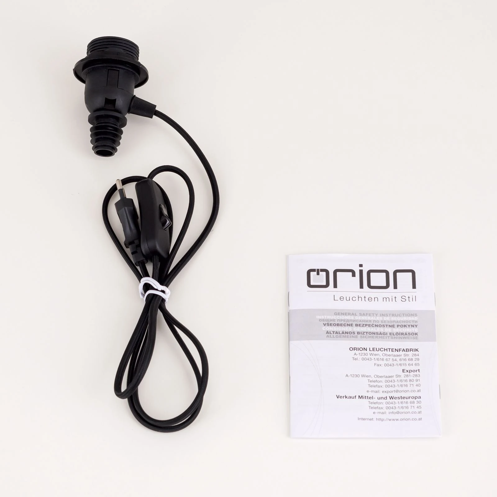 Grlo BOTTLE za 'uradi sam' lampu, crno - 8