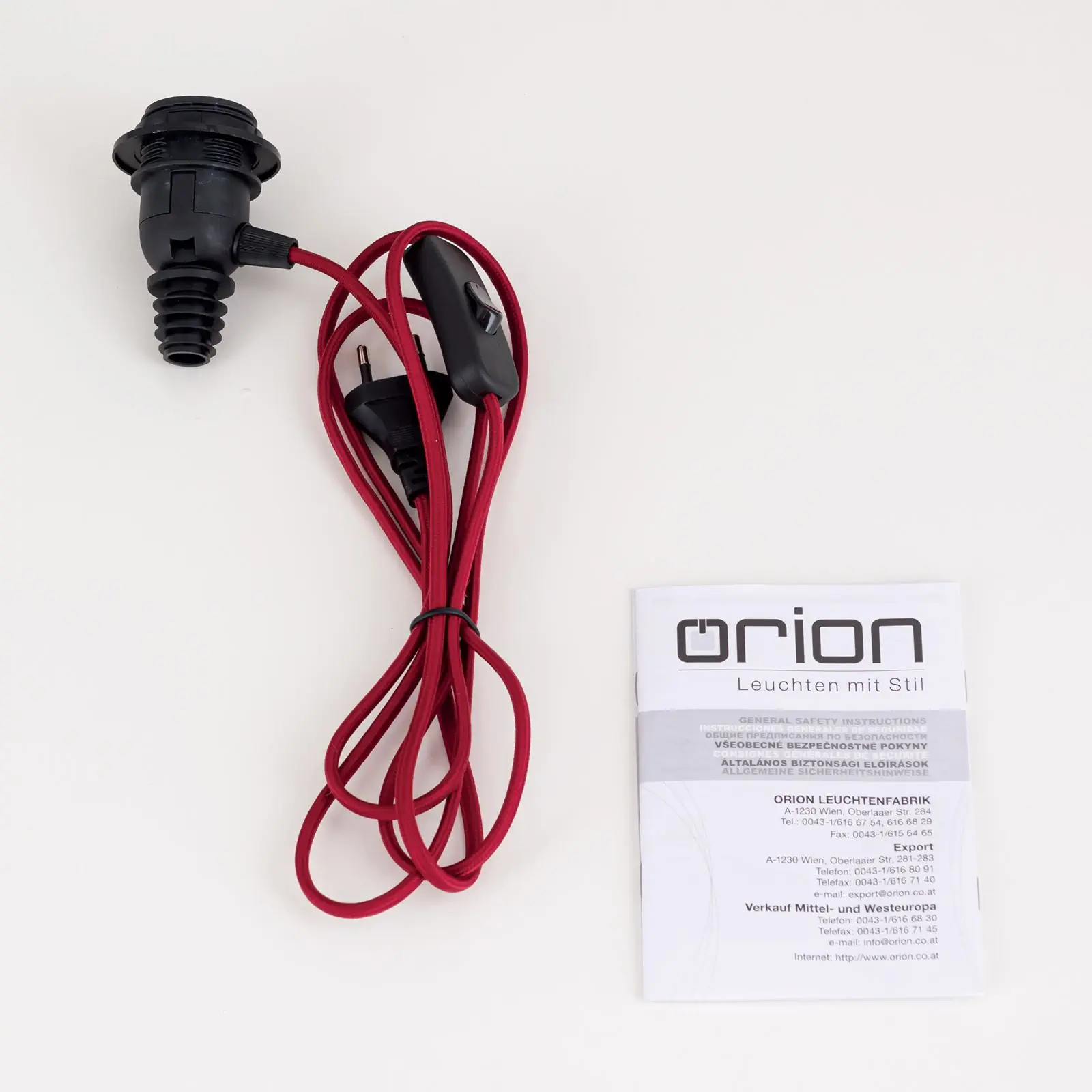 Držač sijalice BOTTLE za DIY lampu, bordo - 8