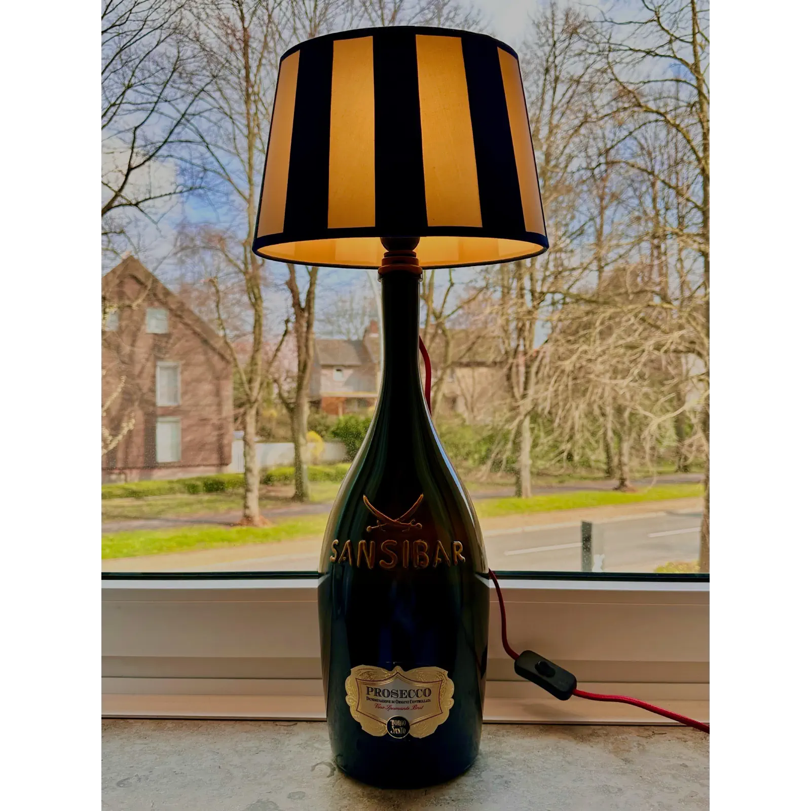 Držač sijalice BOTTLE za DIY lampu, bordo - 9