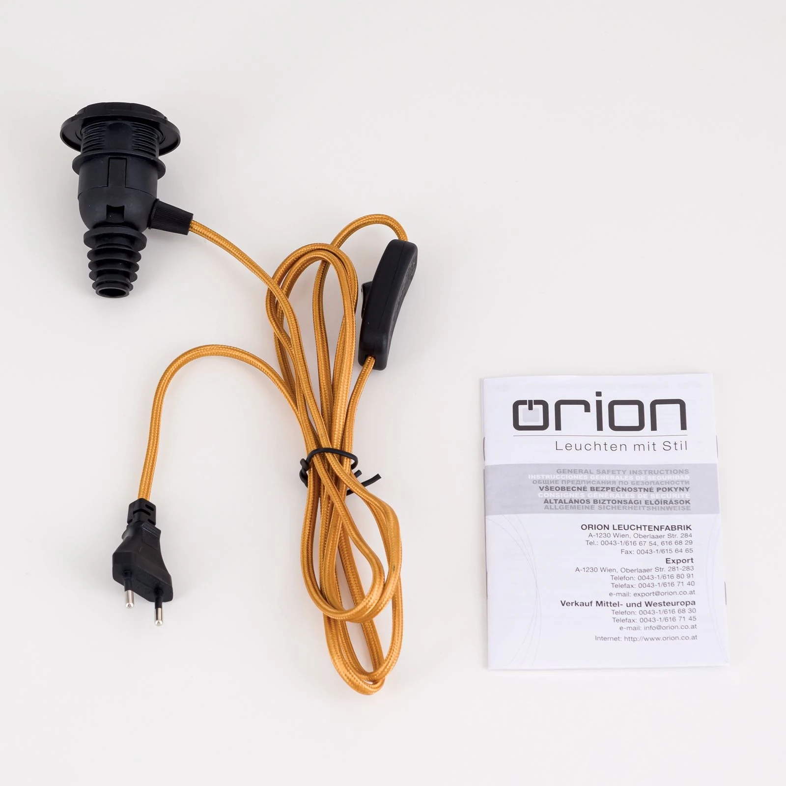 Grlo BOTTLE za 'uradi sam' lampu, zlatno - 8