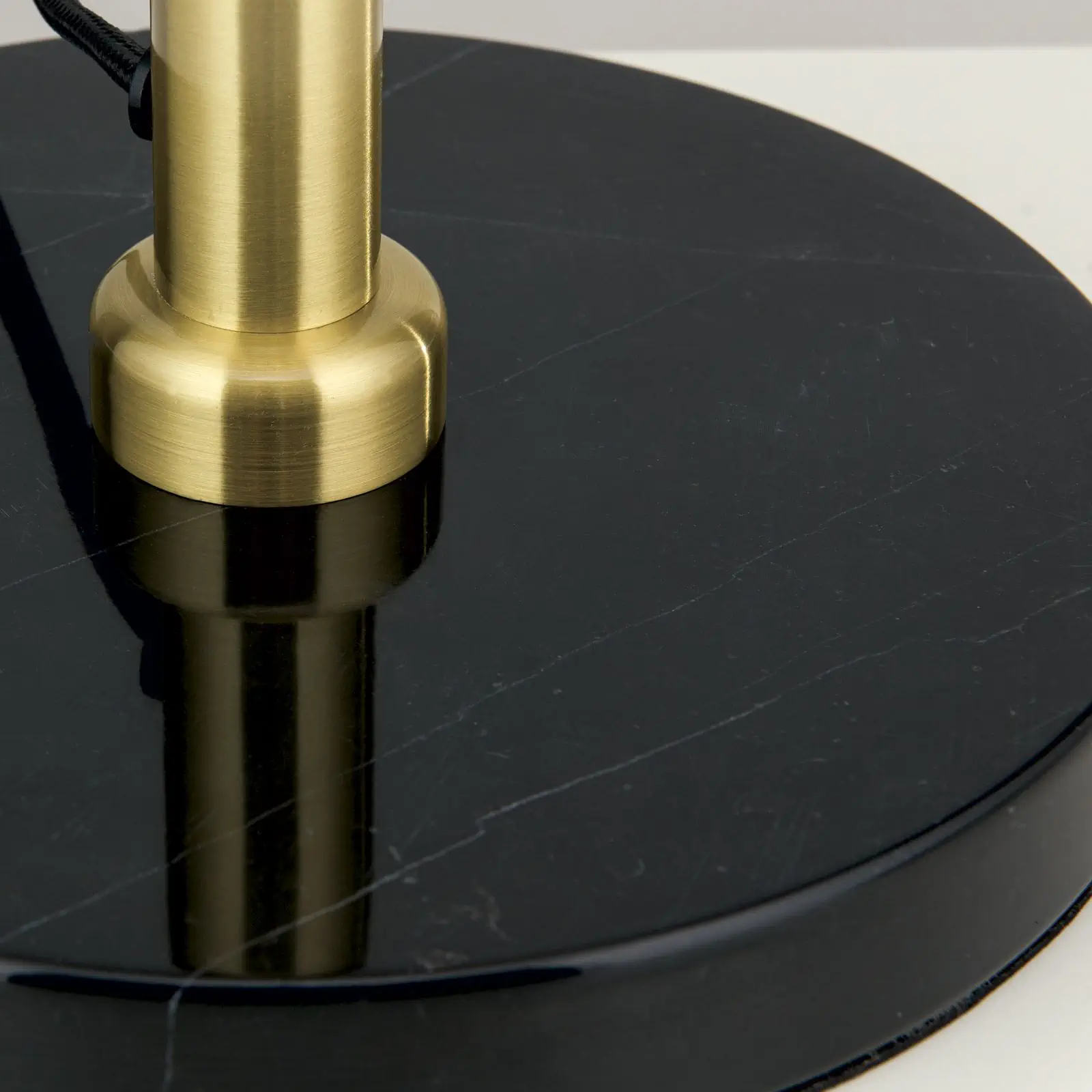 Stona lampa SPARTA, mesing/crna, visina 55 cm - 5