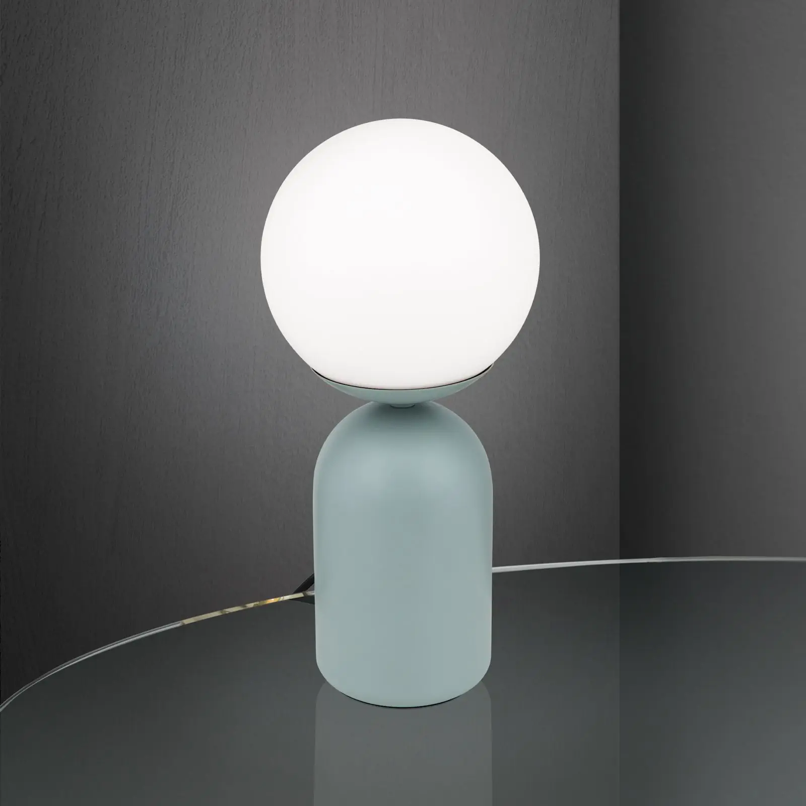 Stona lampa STANLEY, visina 32cm, svetlo zelena - 2