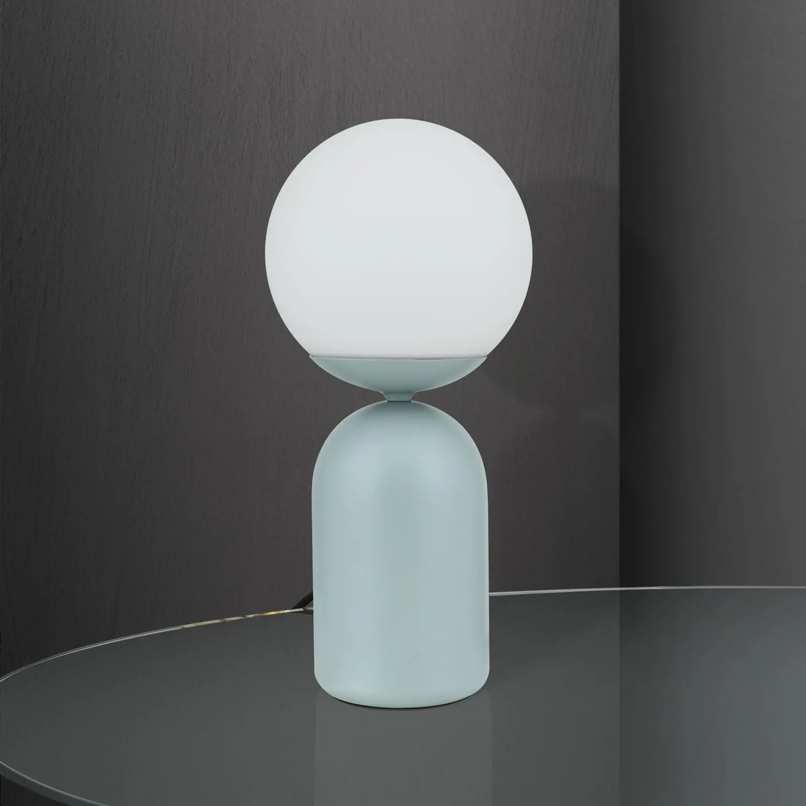 Stona lampa STANLEY, visina 32cm, svetlo zelena - 3