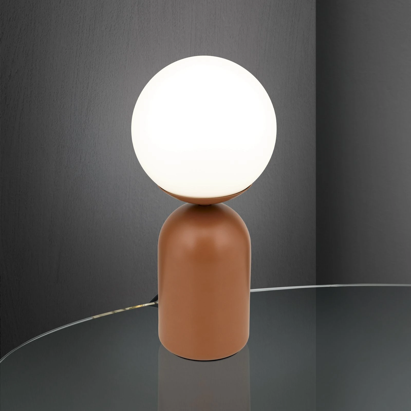 Stona lampa STANLEY, visina 32 cm, koral crvena - 2