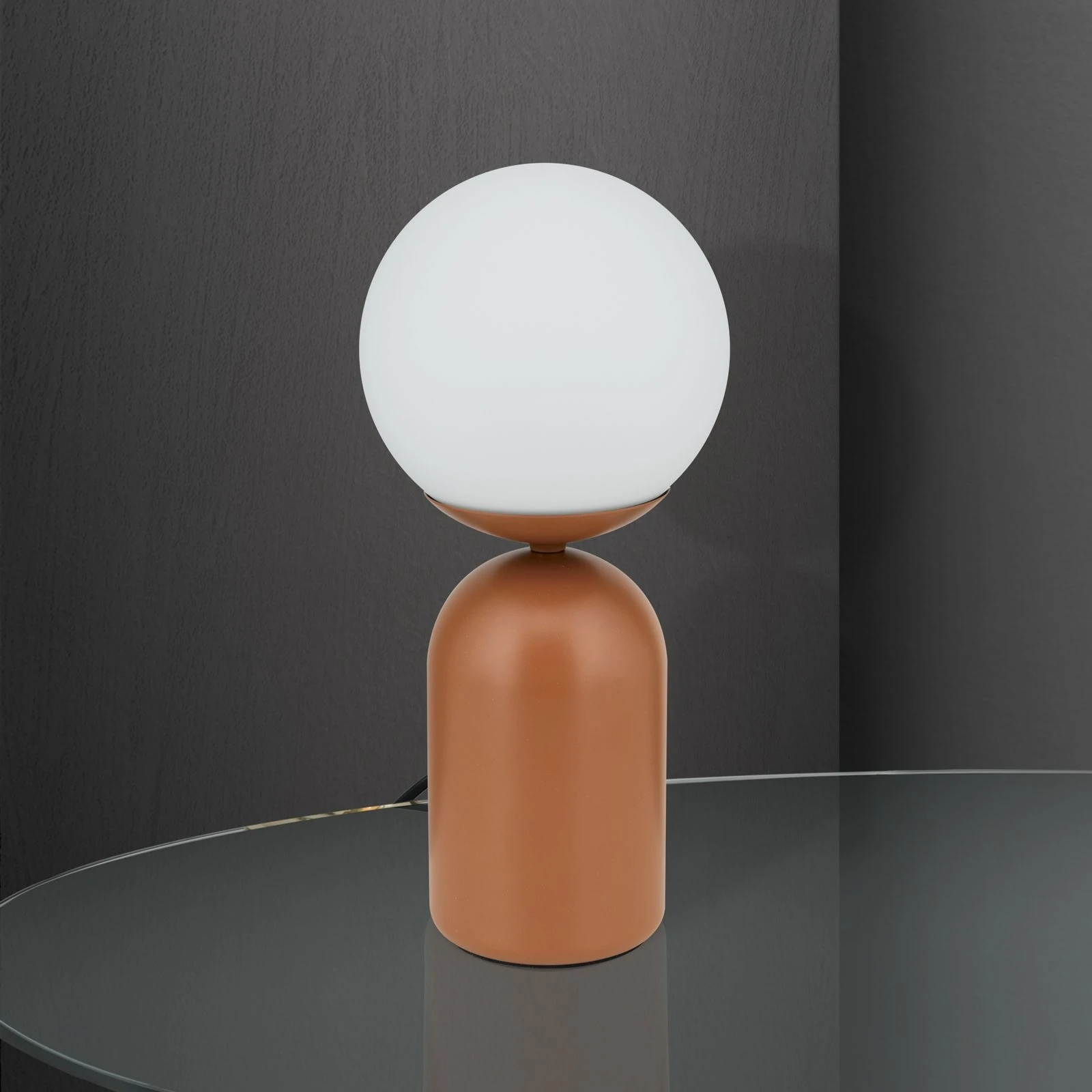 Stona lampa STANLEY, visina 32 cm, koral crvena - 3