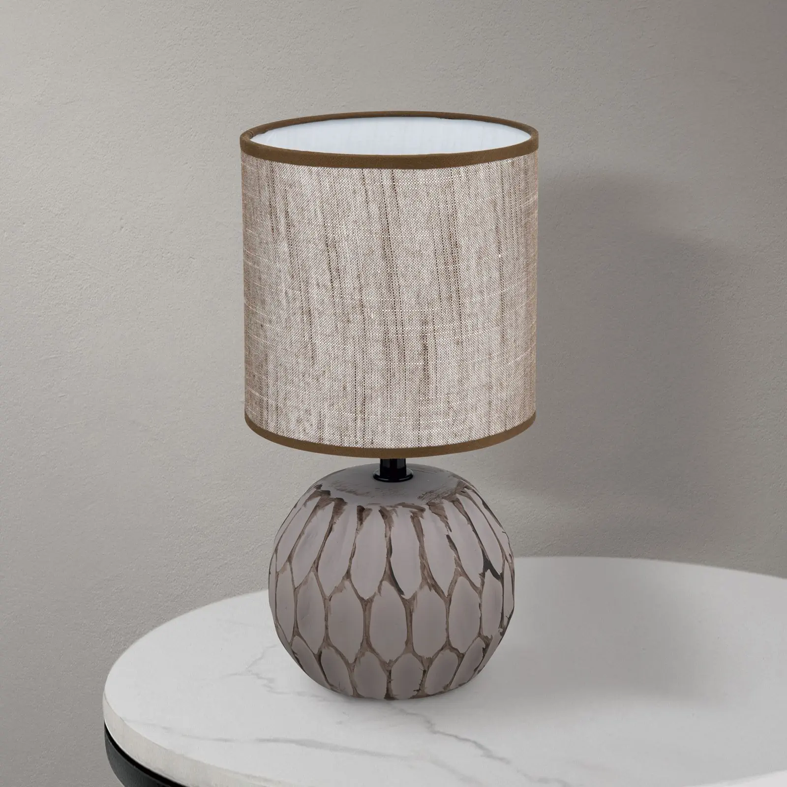 Stona lampa PINIA, visina 27,5 cm, braon - 3