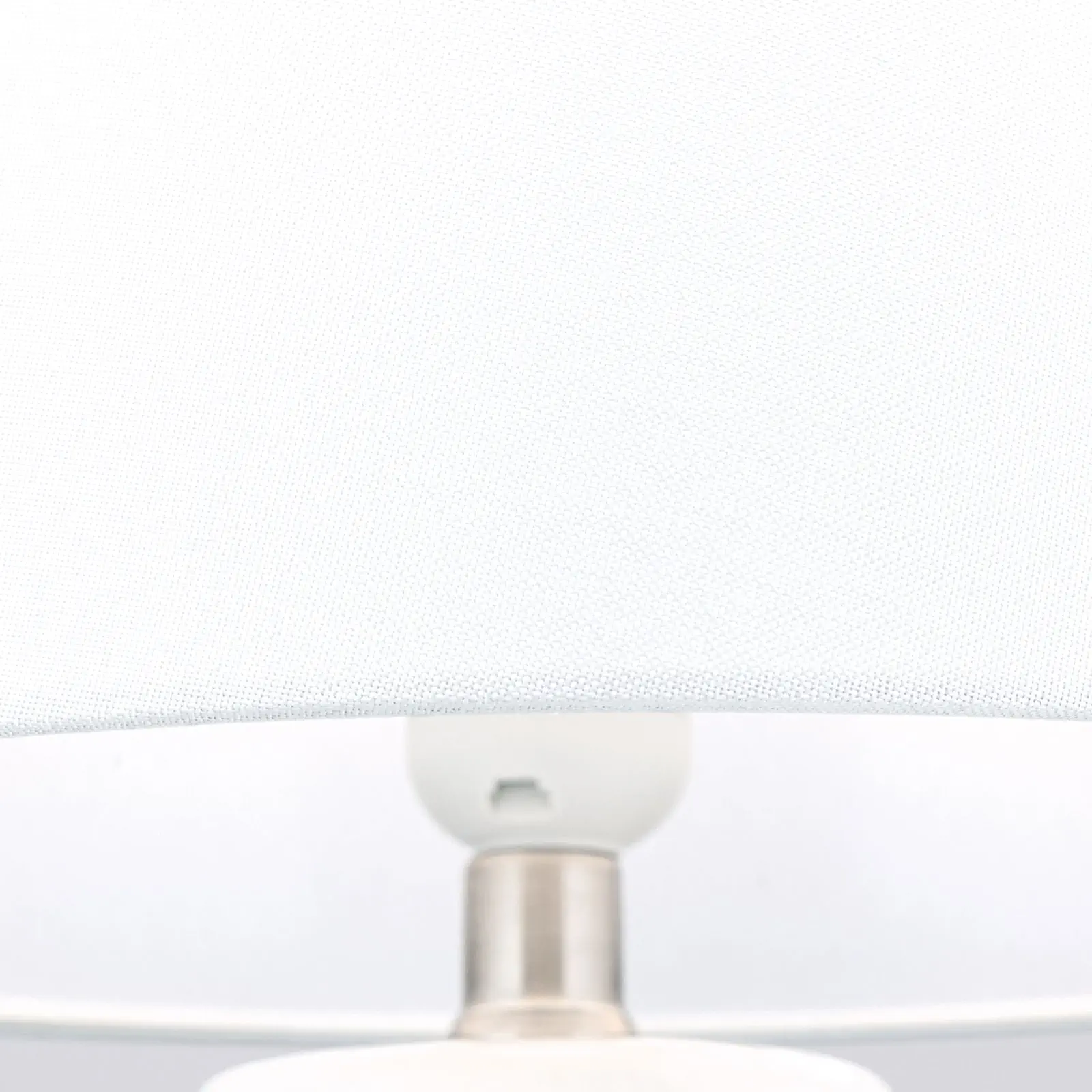 Stona lampa CORAL, visina 51 cm, bela - 6