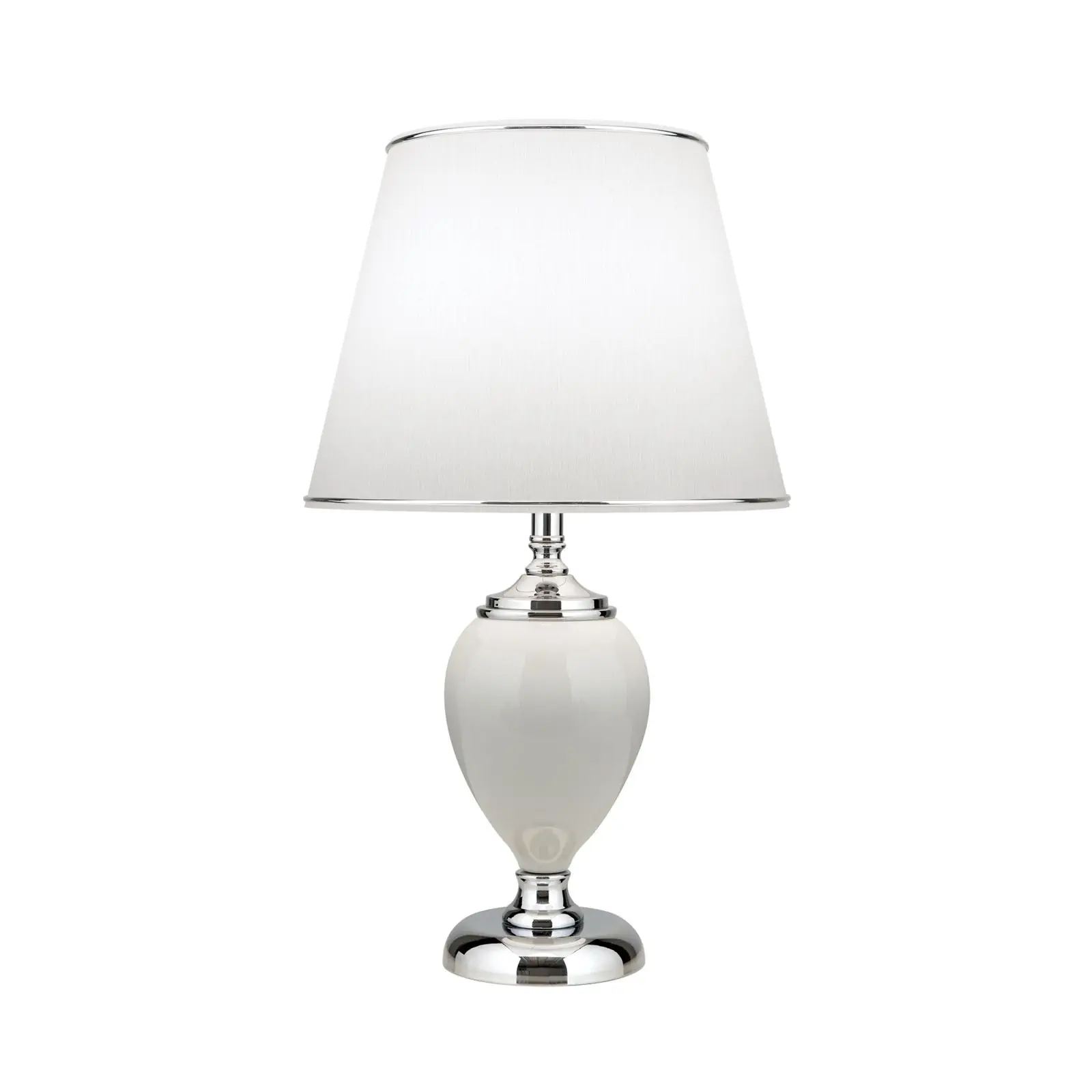 Stona lampa OVUM, visina 48 cm, hrom - 4