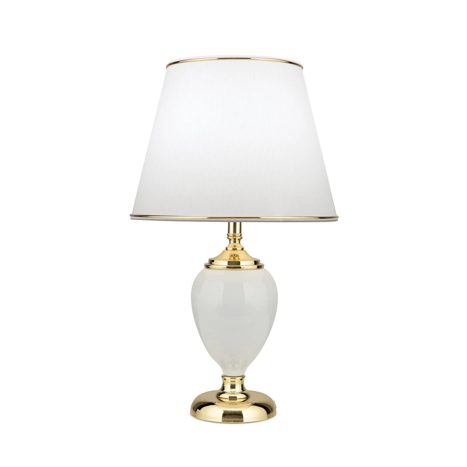 Stona lampa OVUM, visina 48 cm, zlatna - 4