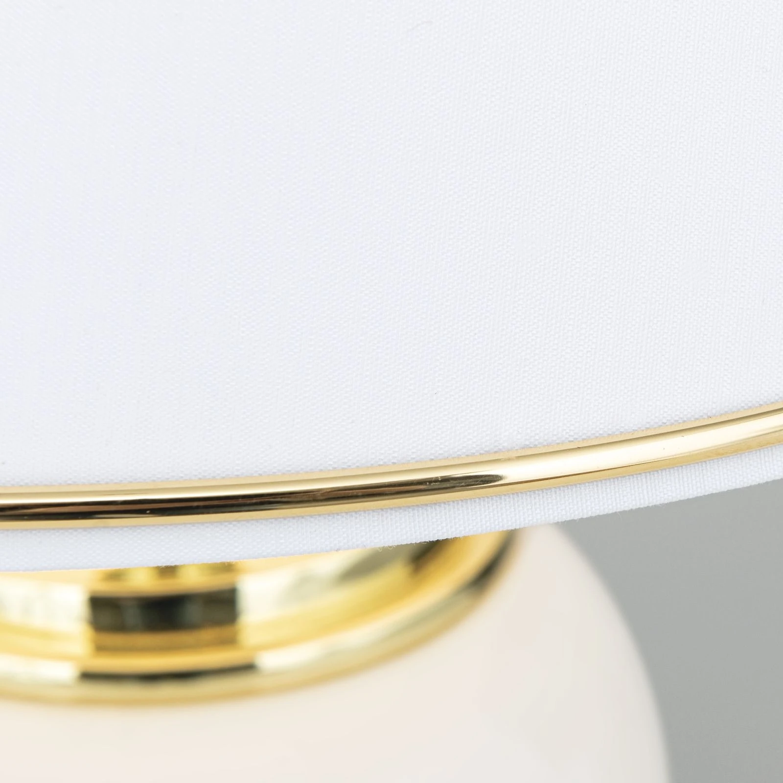 Stona lampa OVUM, visina 48 cm, zlatna - 5