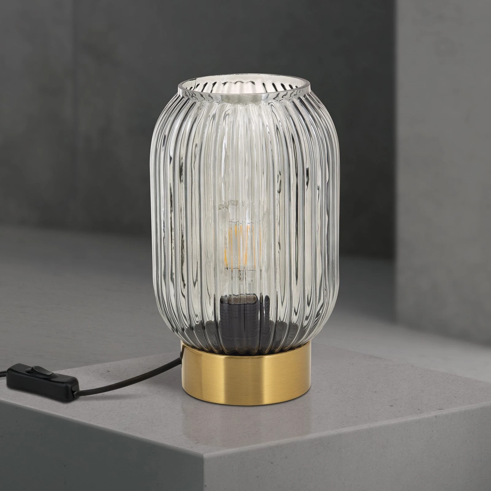 Stona lampa CARNEVAL, visina 23,5 cm, boja dima - 3