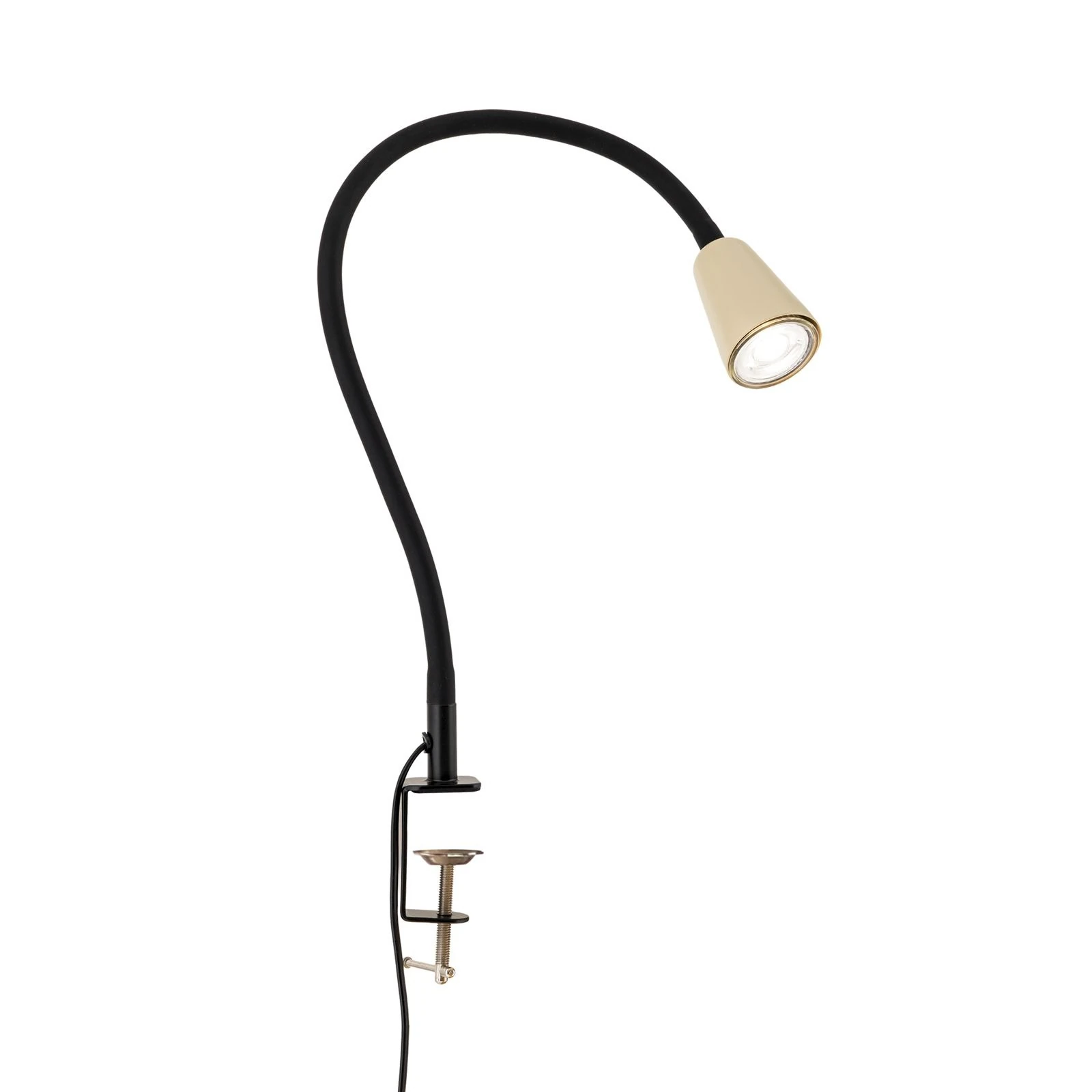 Lampa sa stezaljkom DOTTY, fleksibilna, kaki - 4