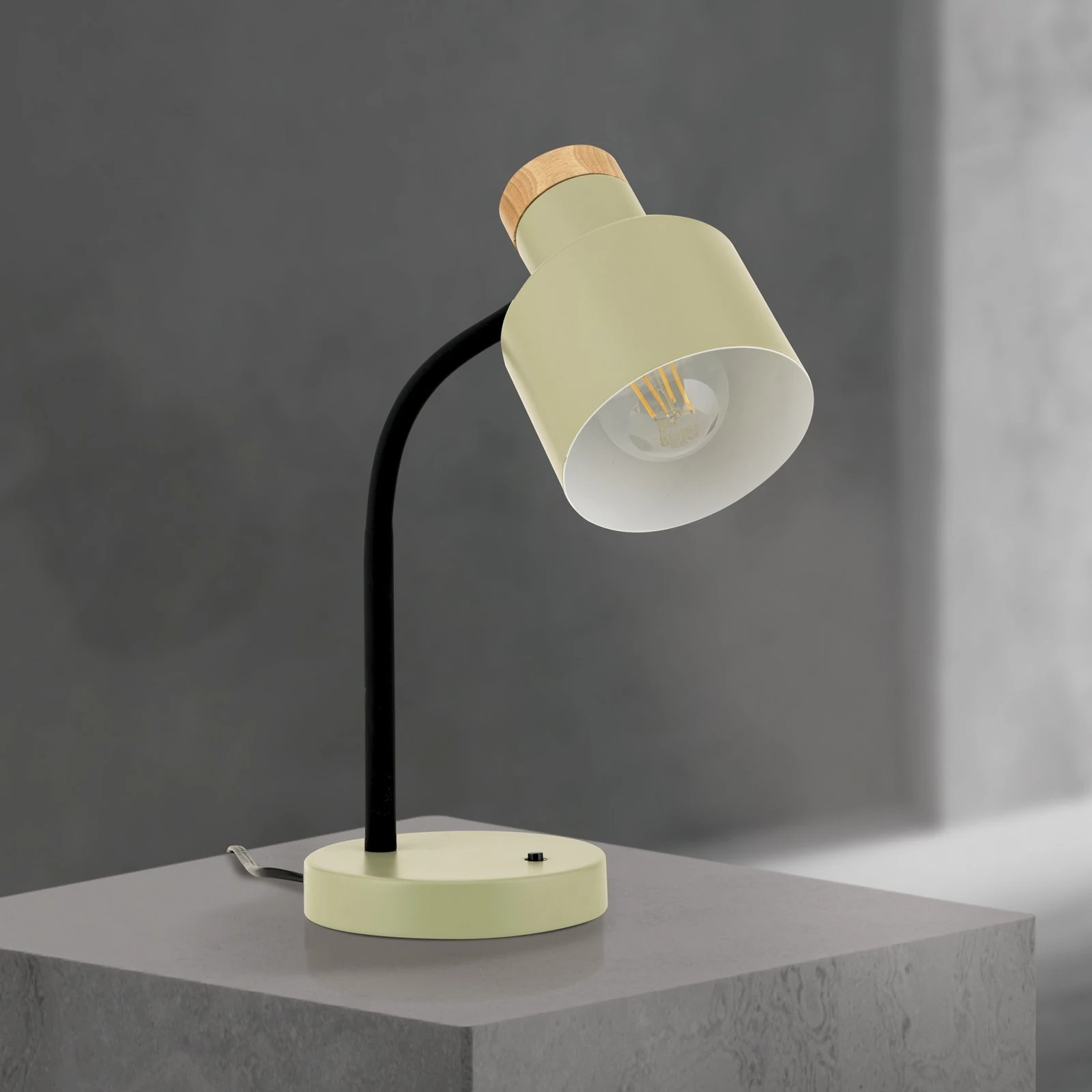 Stona lampa GILI, height 35 cm, svetlo zelena - 3