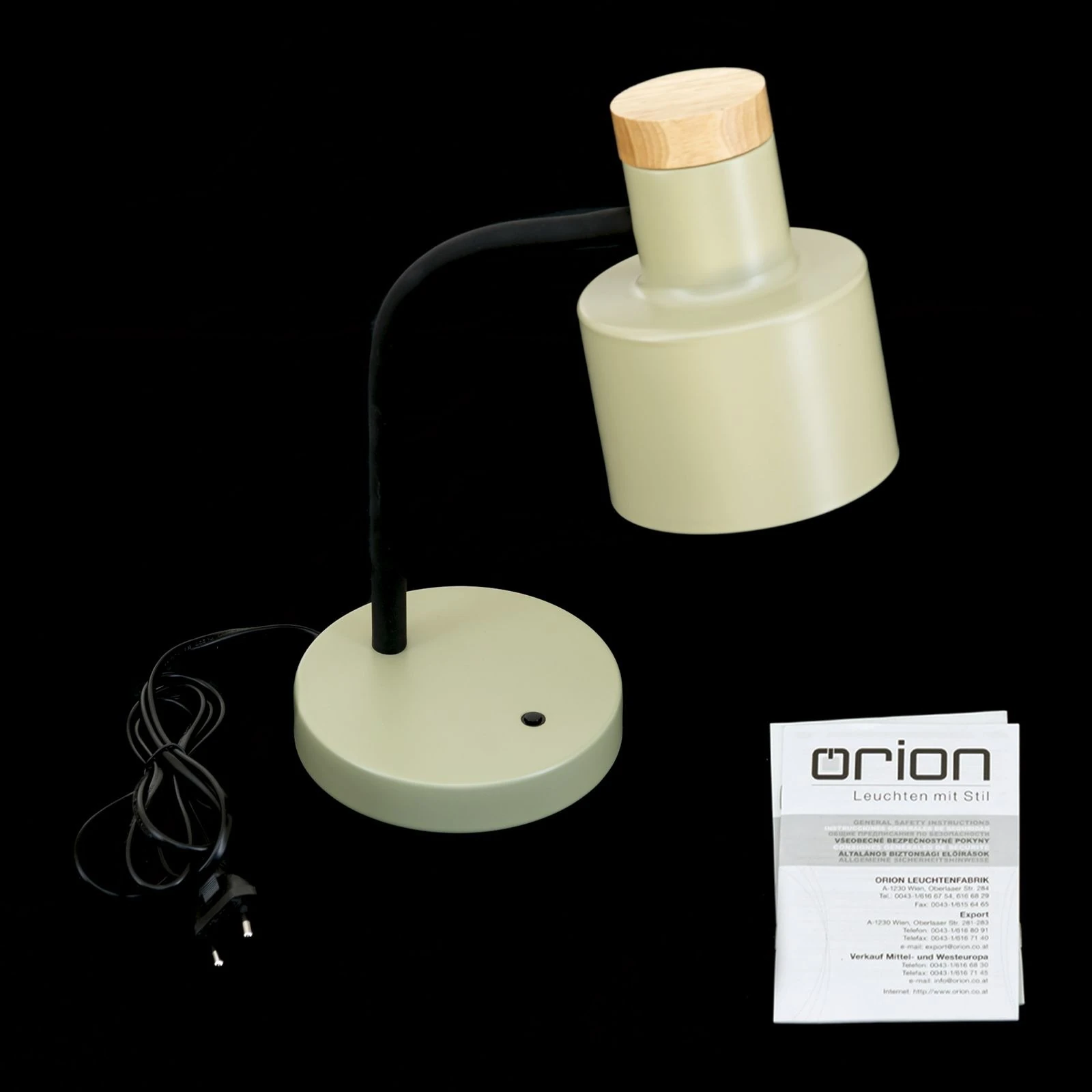 Stona lampa GILI, height 35 cm, svetlo zelena - 8