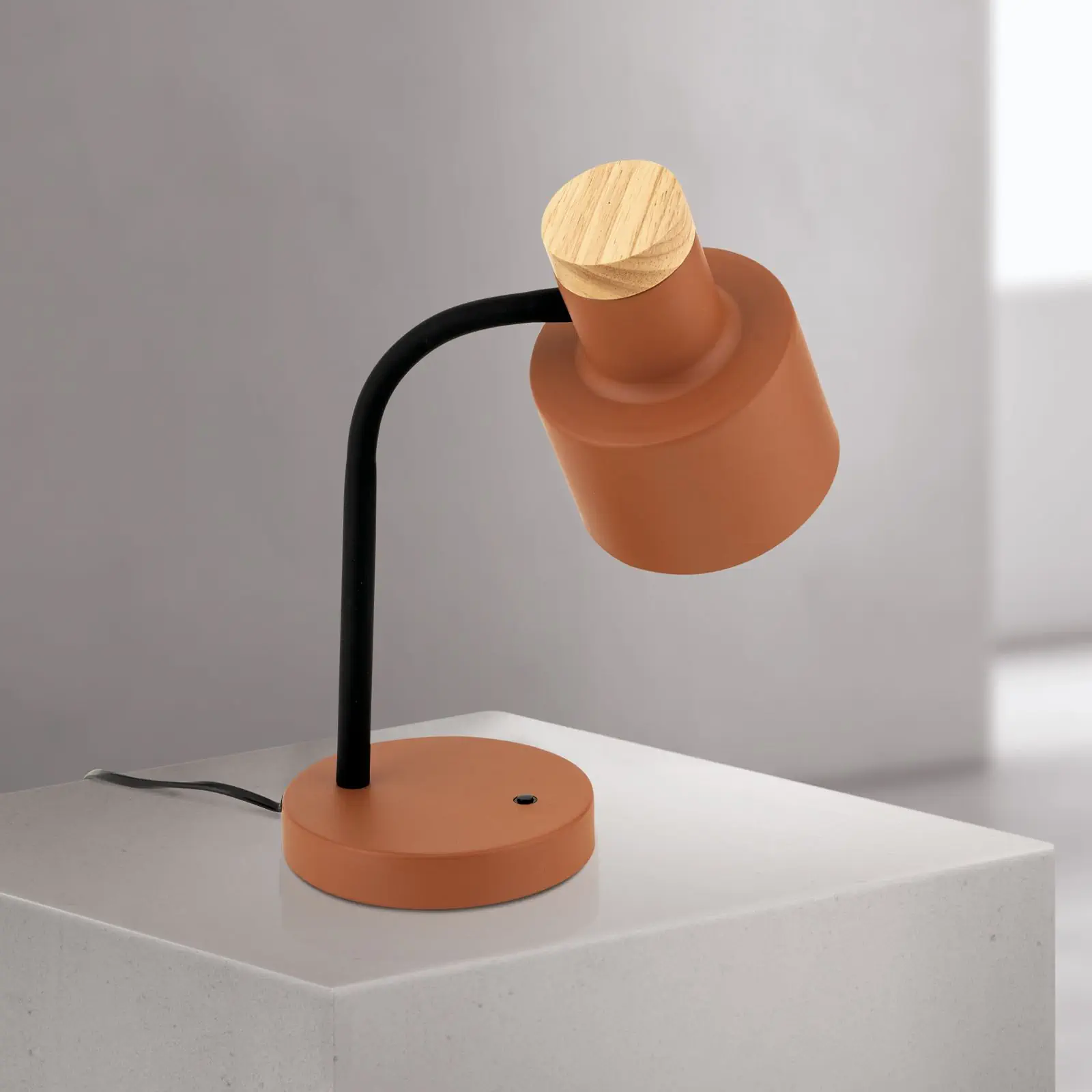 Stona lampa GILI, visina 35 cm, koralno crvena - 2