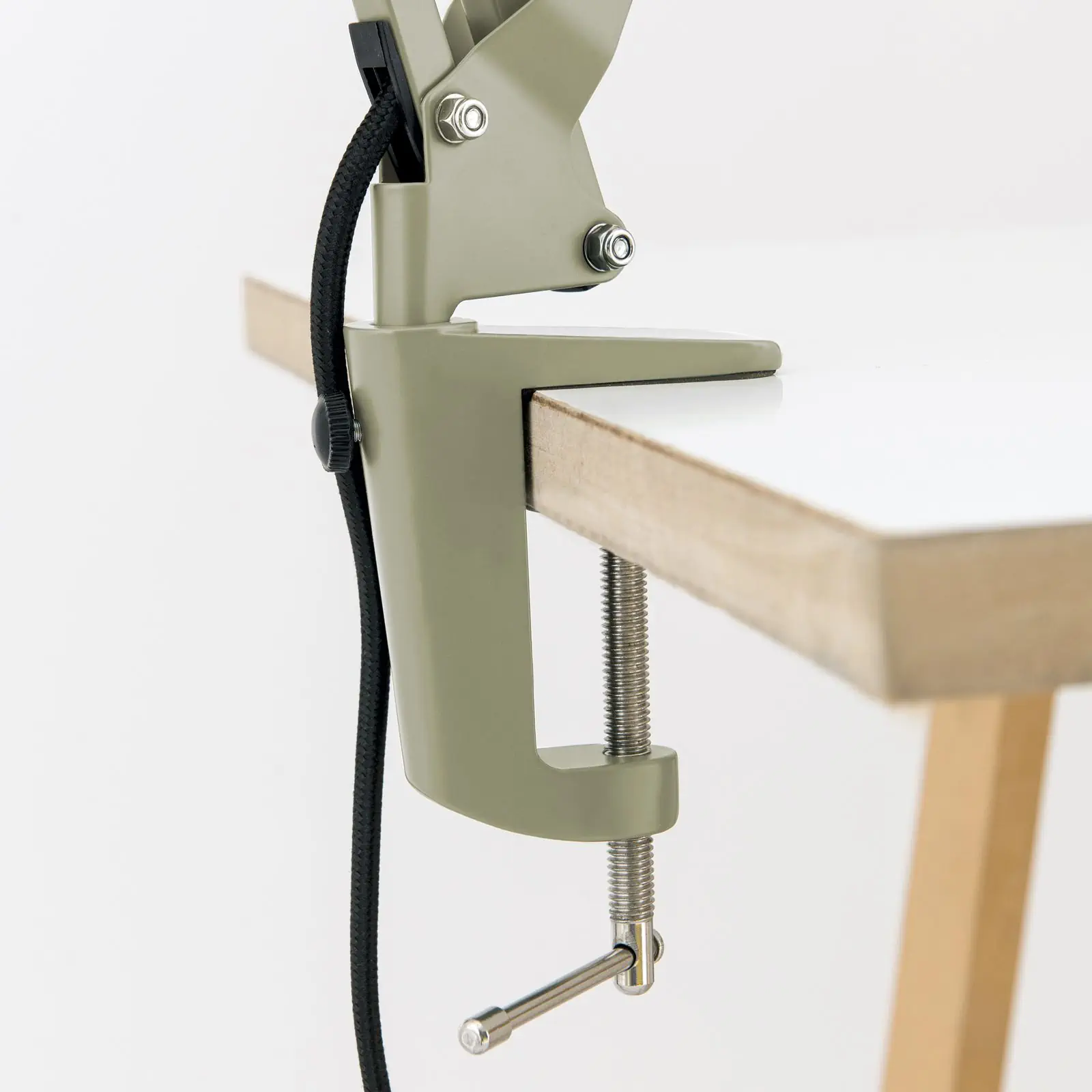 Opružna lampa GILI sa steznim nosačem, svetlo zelena - 6