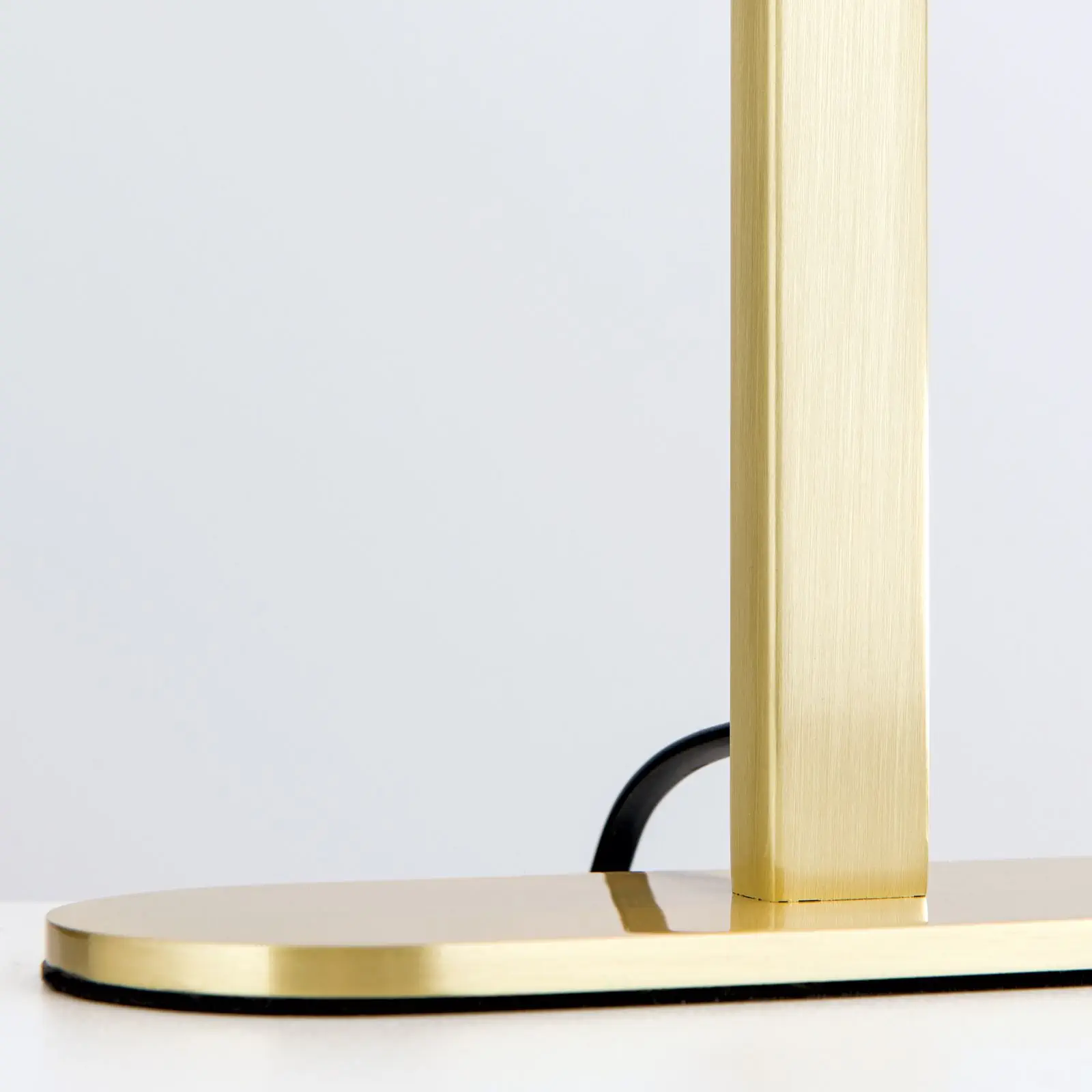 LED stona lampa AUFTAKT, mat zlatna sa crnim abažurom - 5