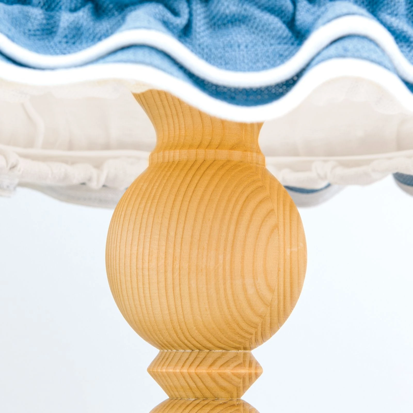 Stona lampa KITZ, sa dekorativnom plavom trakom, srednja - 5