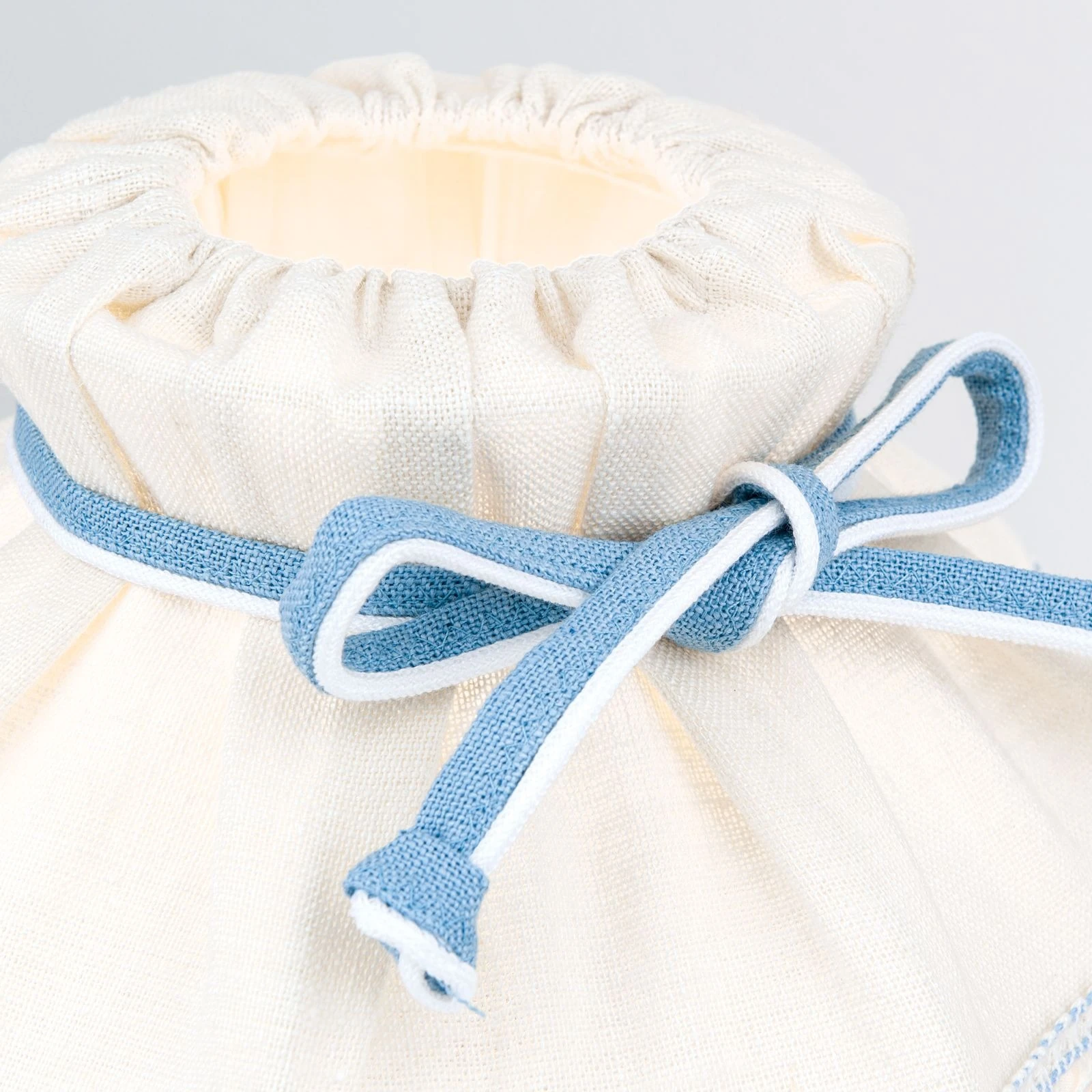 Stona lampa KITZ, sa dekorativnom plavom trakom, srednja - 6