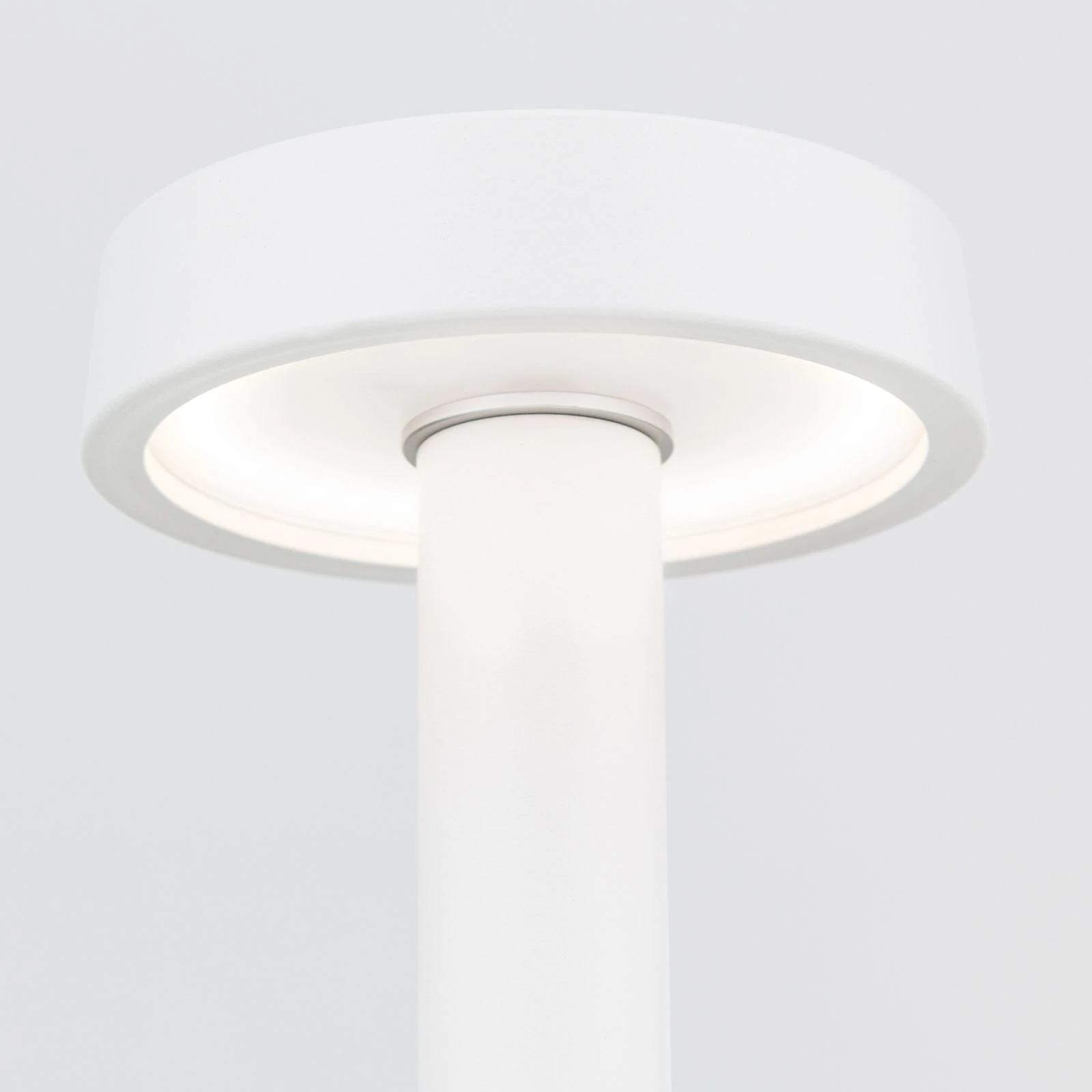 LED punjiva baterijska stona lampa ILLUMI, bela - 6