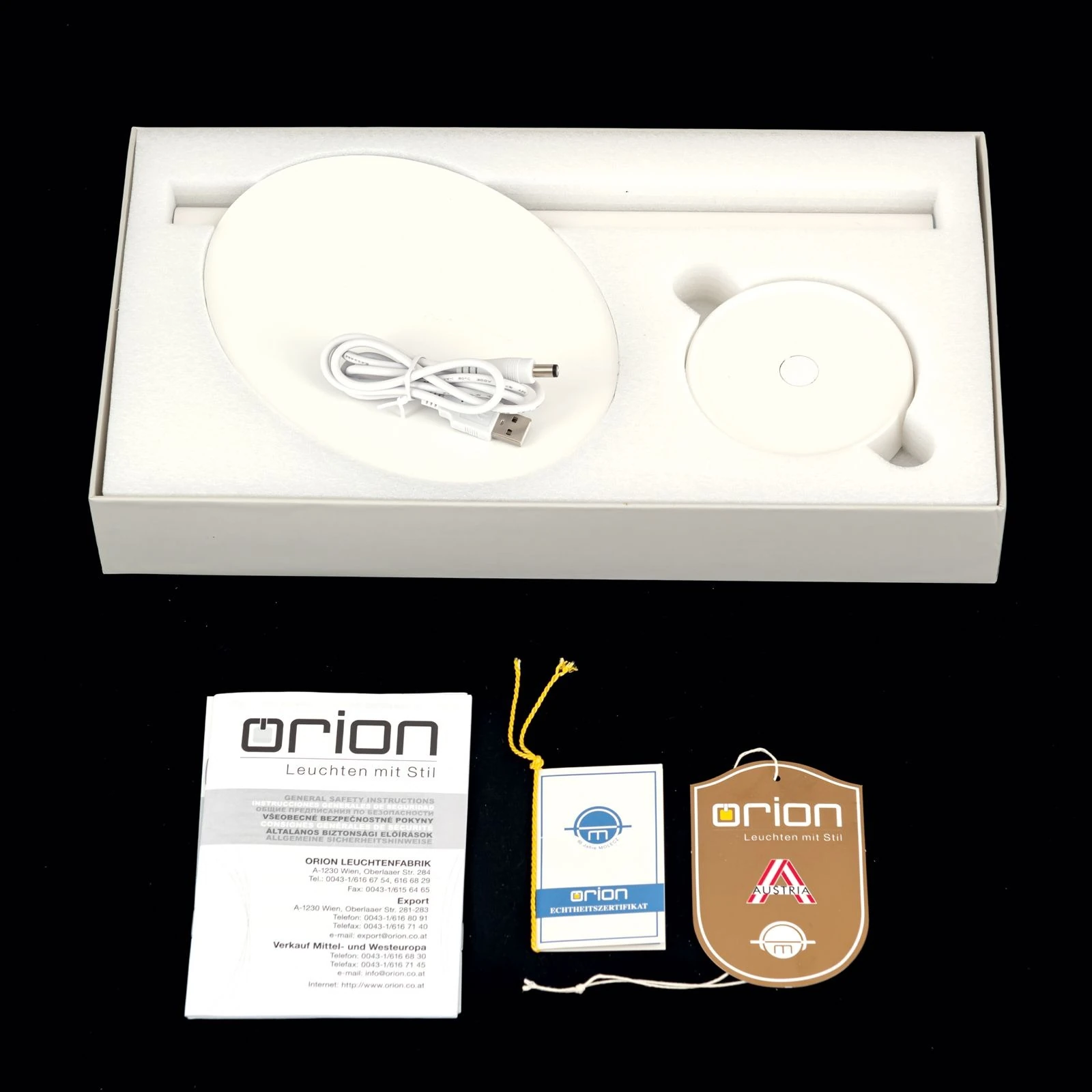 LED punjiva baterijska stona lampa ILLUMI, bela - 8