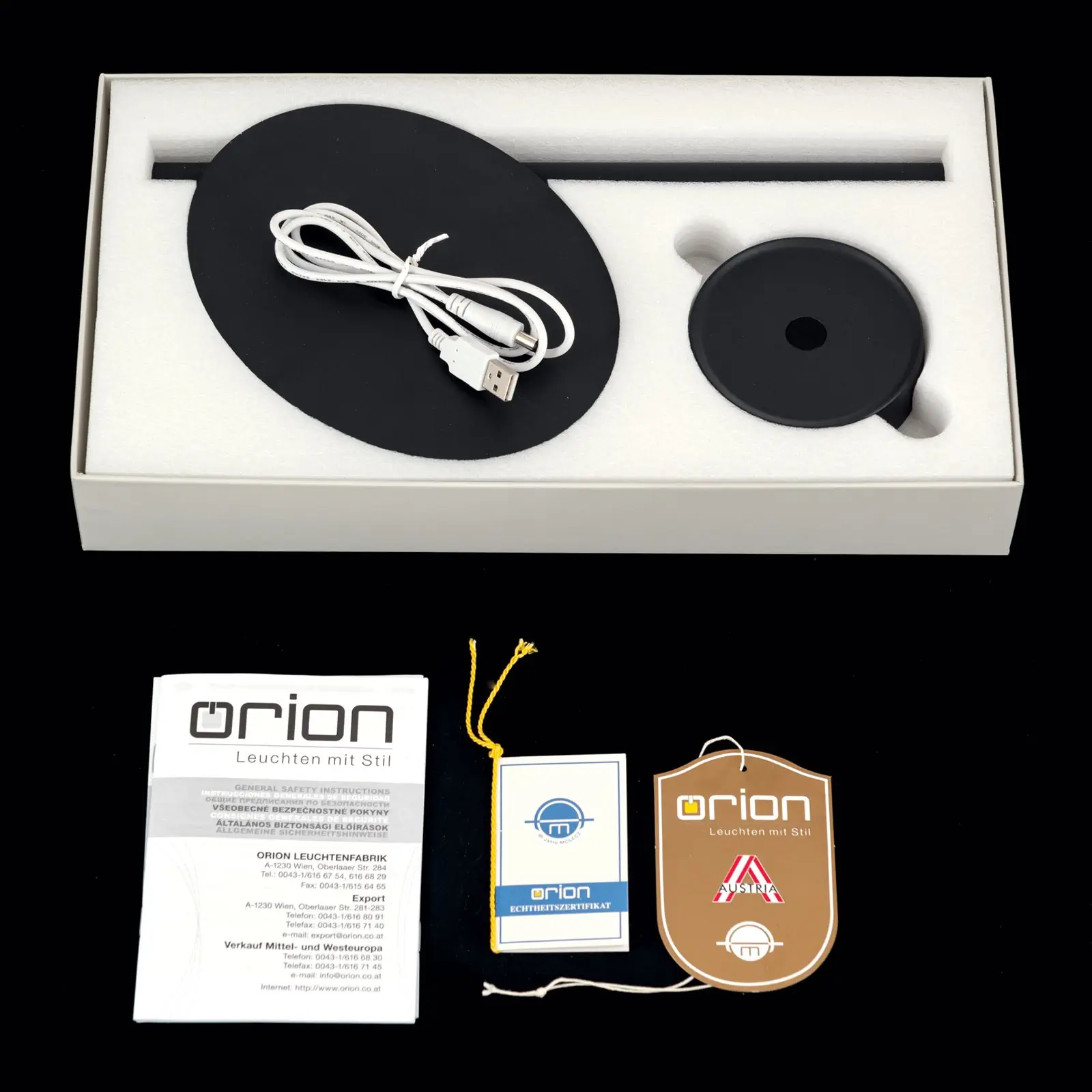 LED punjiva baterijska stona lampa ILLUMI, crna - 8