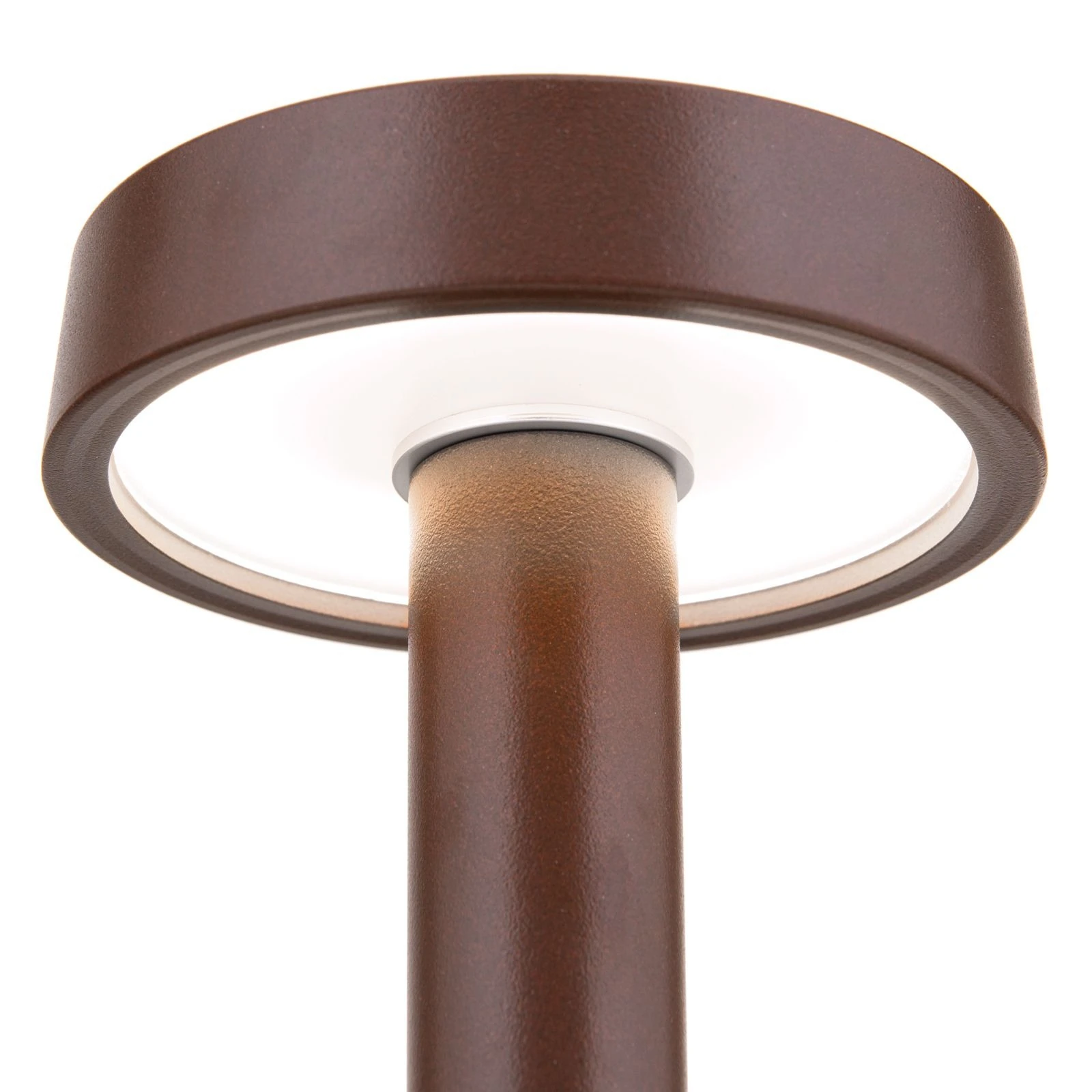 LED punjiva baterijska stona lampa ILLUMI, braon - 6