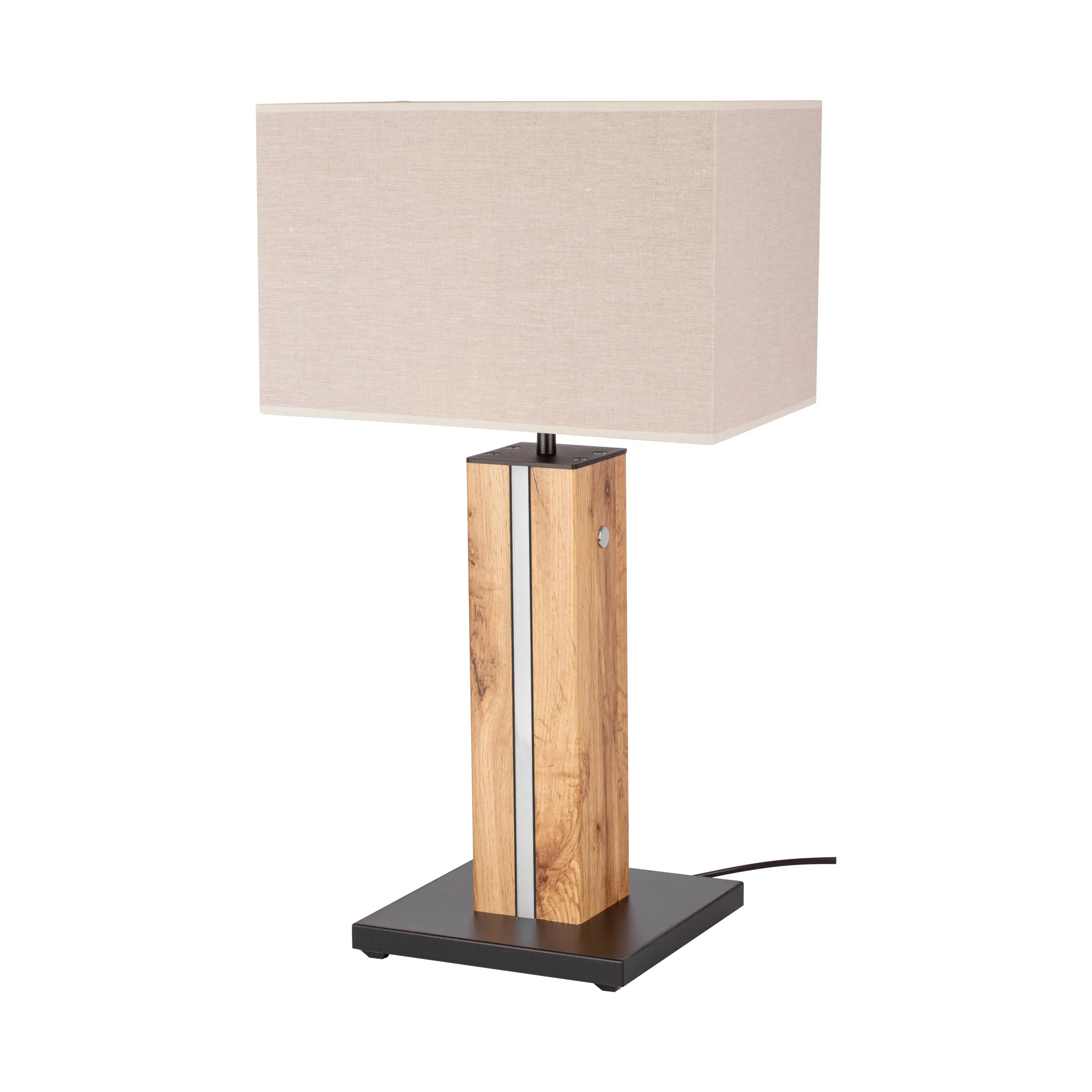 Stona lampa SONAS, hrast/crna