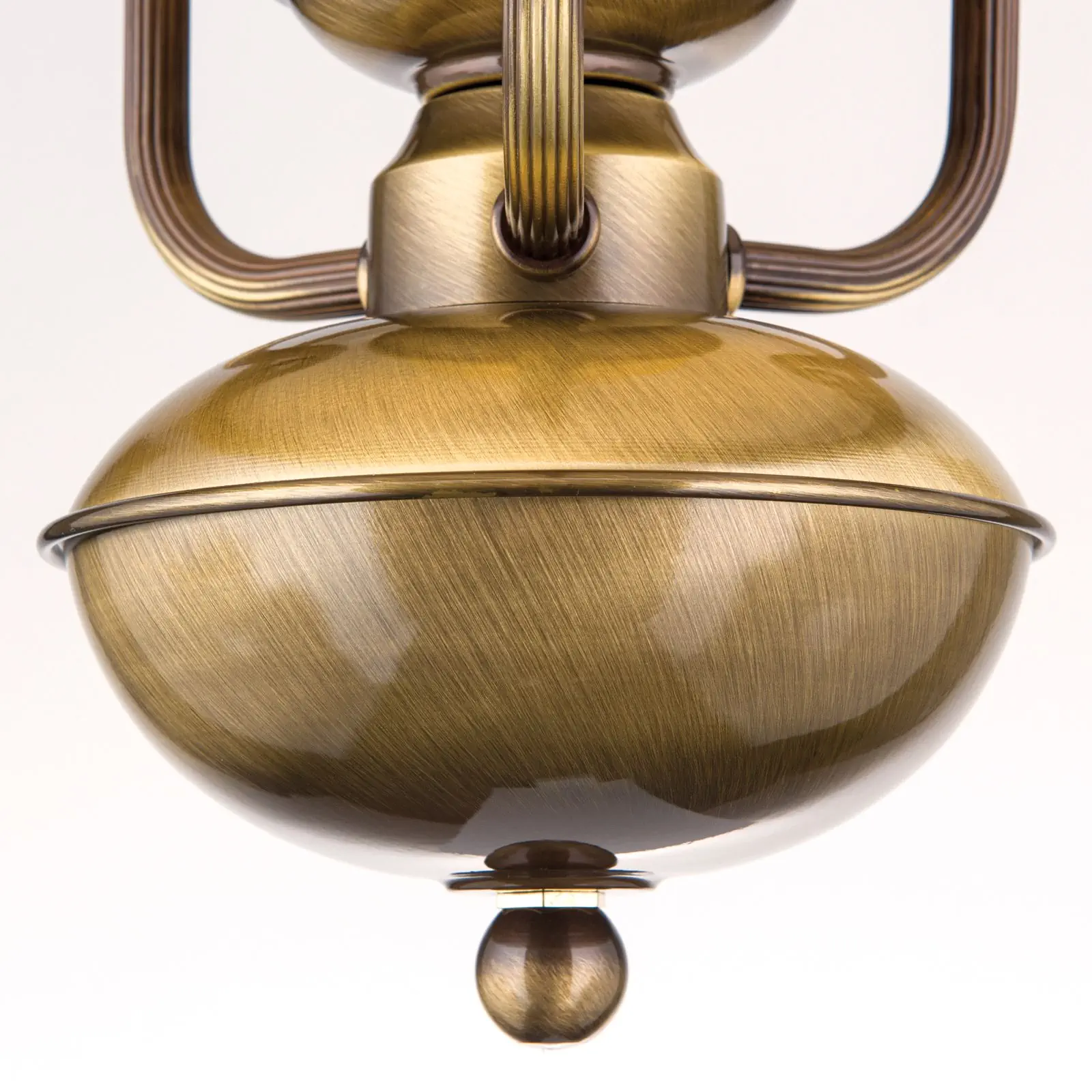 Fenjer AUSTRIAN OLD LAMP, završna obrada antik mesing, Ø 35 cm - 5