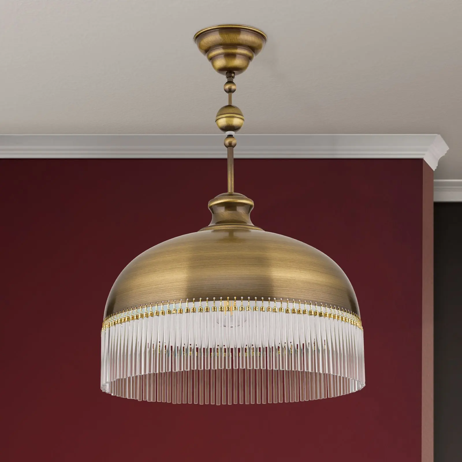 Viseća lampa STÄBCHENSERIE, antik mesing - 3