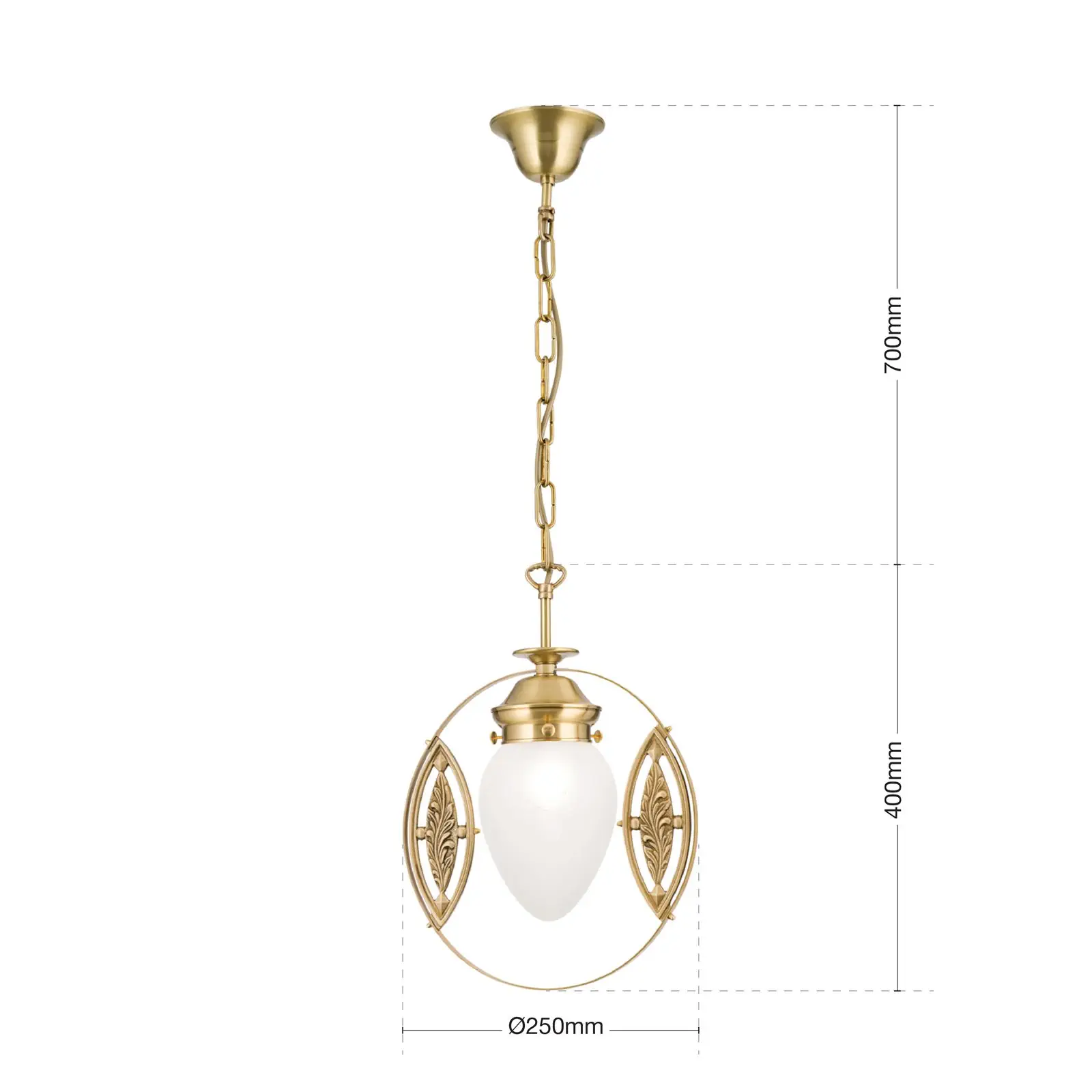 Viseća lampa BUDAPEST, bronza - 7