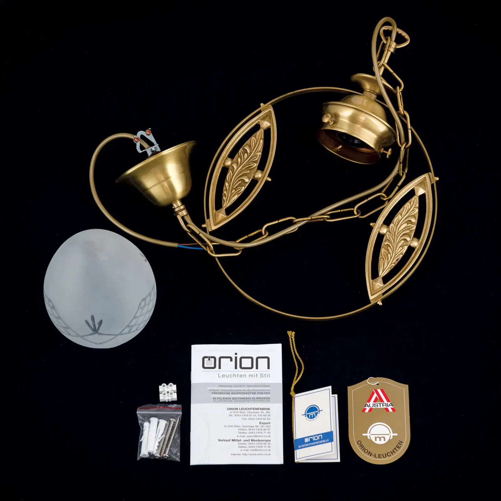 Viseća lampa BUDAPEST, bronza - 8